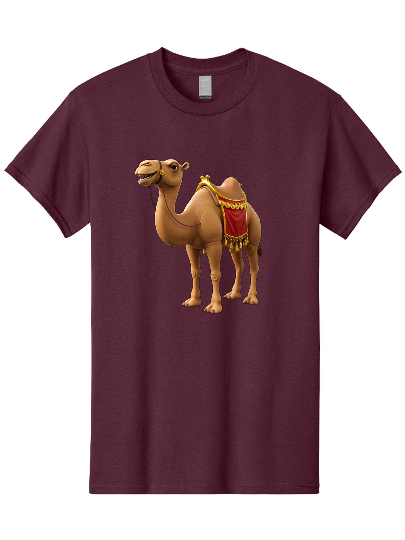 Camel-With-Red-Saddle Men'S Graphic Tee, 100% Cotton, Comfortable Casual Summer Wear, Machine Washable, Vintage Camera, Old Camera, Antique Camera, Black Camera, Classic Photography, Photography Equipment, Nostalgic Device, Film Camera, Bag242 5