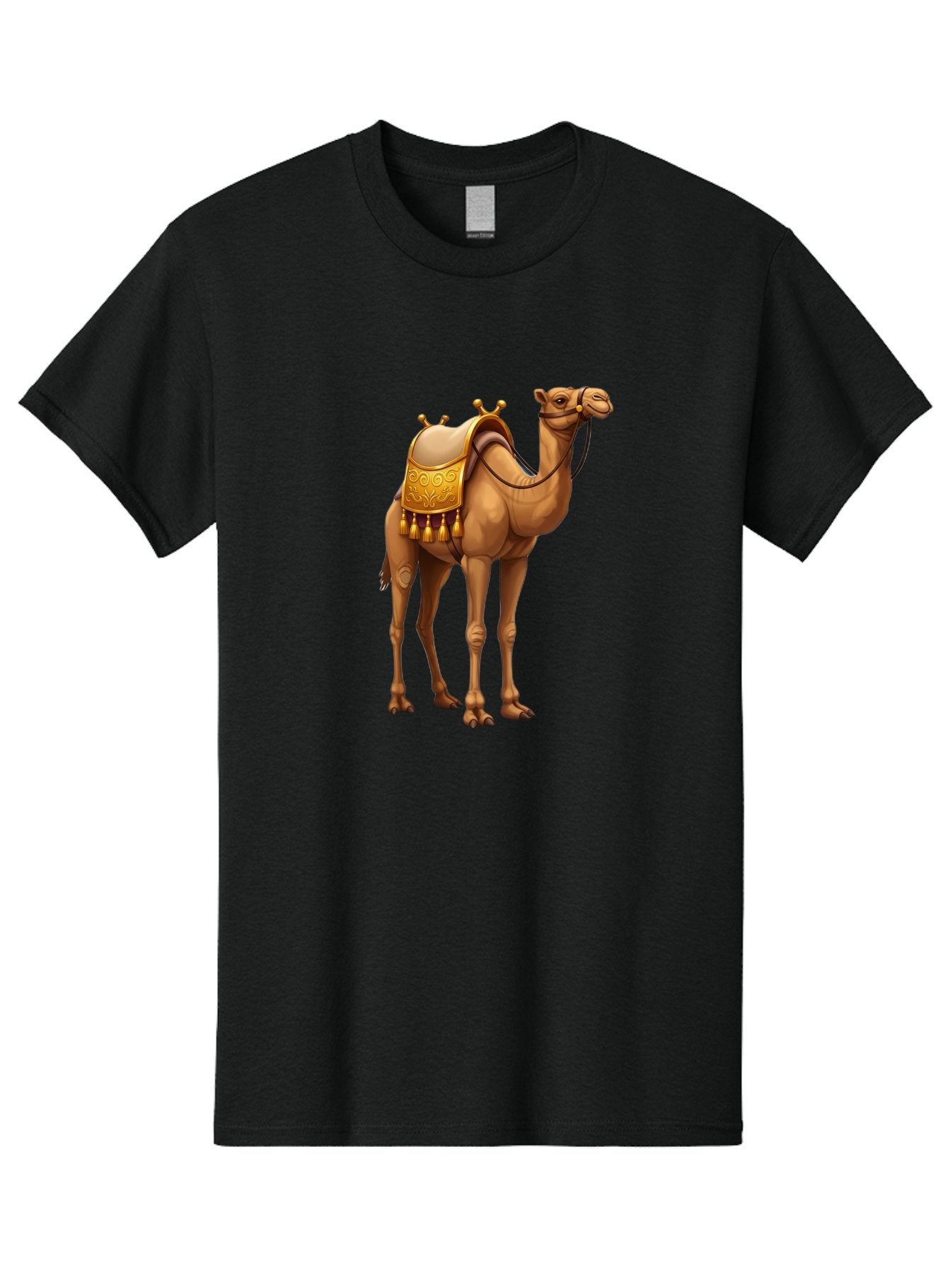 Camel Men'S Graphic Tee, 100% Cotton, Comfortable Casual Summer Wear, Machine Washable, Vintage Camera, Old Camera, Antique Camera, Black Camera, Classic Photography, Photography Equipment, Nostalgic Device, Film Camera, Camera Art Bag243 5