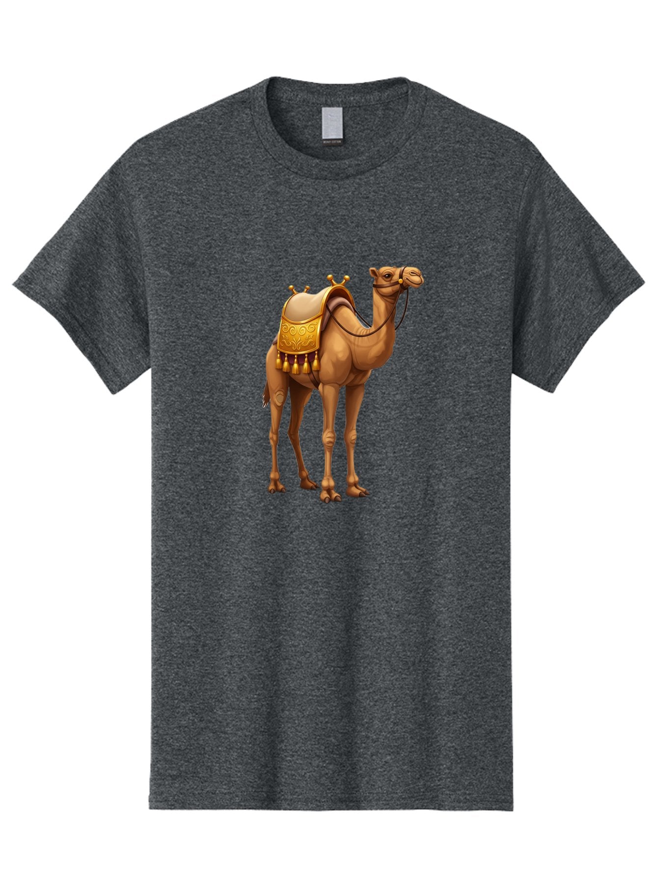 Camel Men'S Graphic Tee, 100% Cotton, Comfortable Casual Summer Wear, Machine Washable, Vintage Camera, Old Camera, Antique Camera, Black Camera, Classic Photography, Photography Equipment, Nostalgic Device, Film Camera, Camera Art Bag243 4
