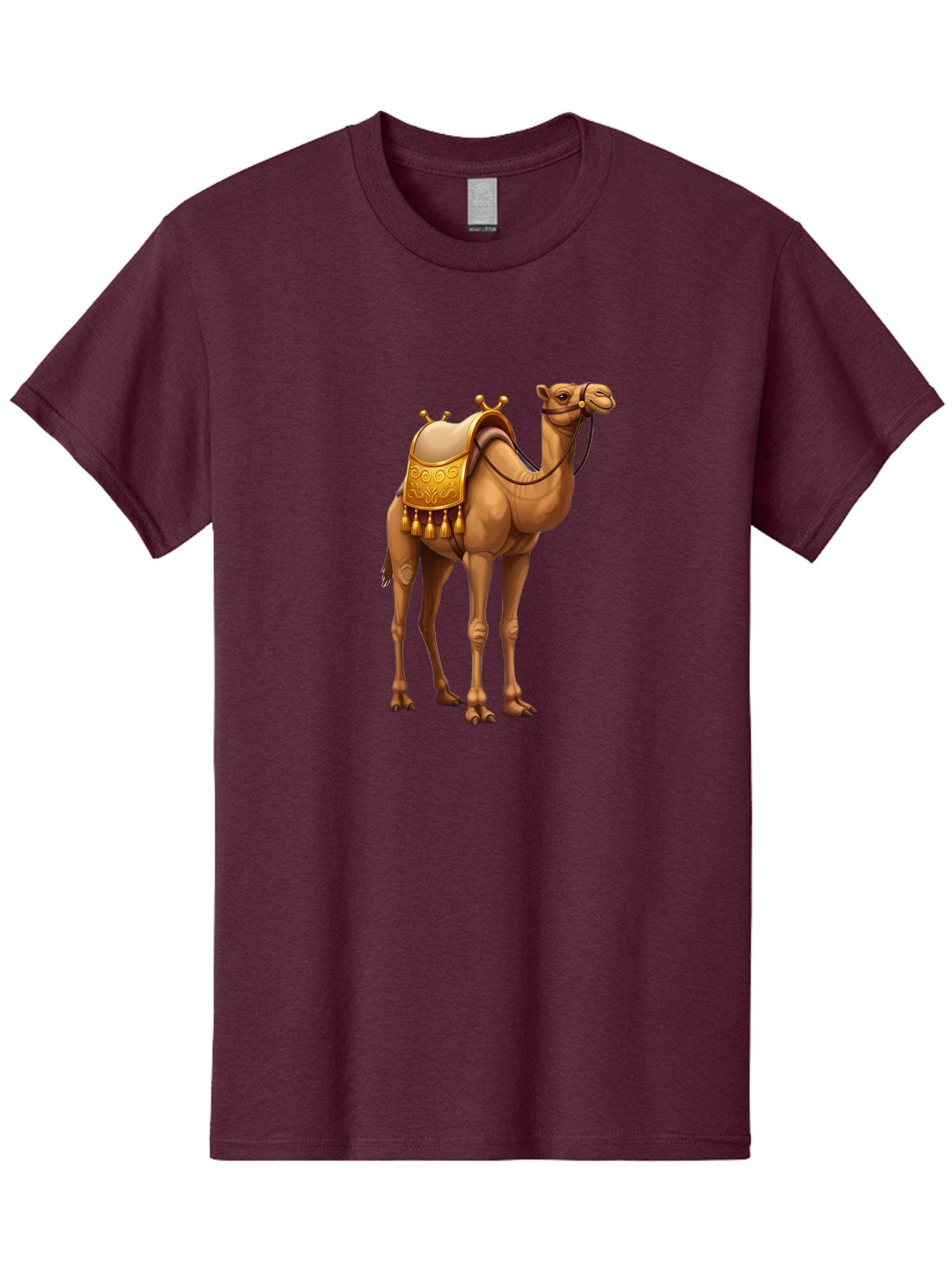 Camel Men'S Graphic Tee, 100% Cotton, Comfortable Casual Summer Wear, Machine Washable, Vintage Camera, Old Camera, Antique Camera, Black Camera, Classic Photography, Photography Equipment, Nostalgic Device, Film Camera, Camera Art Bag243 6