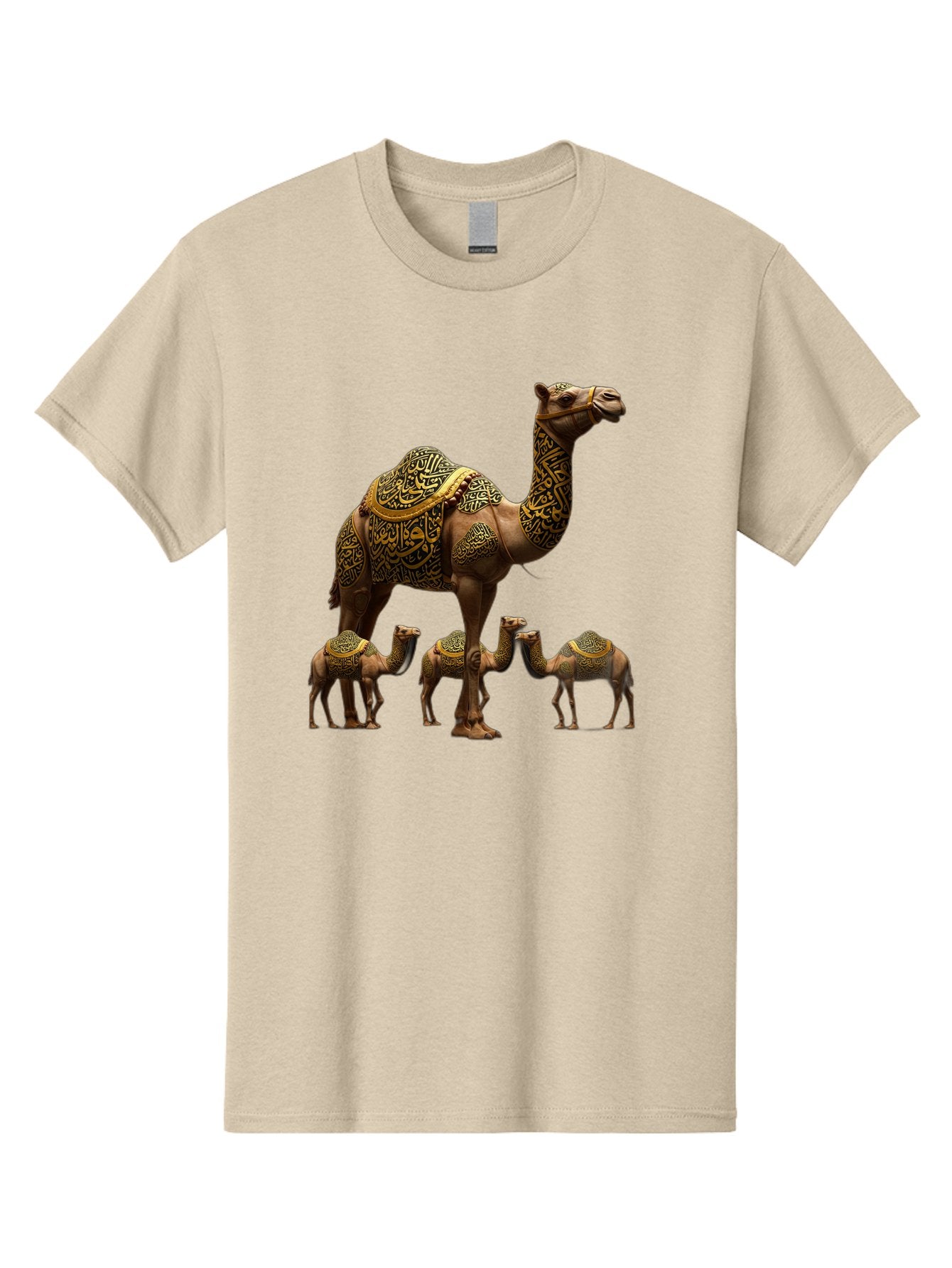 Camels-With-Arabic-Calligraphy Men'S Graphic Tee, 100% Cotton, Comfortable Casual Summer Wear, Machine Washable, Vintage Camera, Old Camera, Antique Camera, Black Camera, Classic Photography, Photography Equipment, Nostalgic Device, Bag245 12