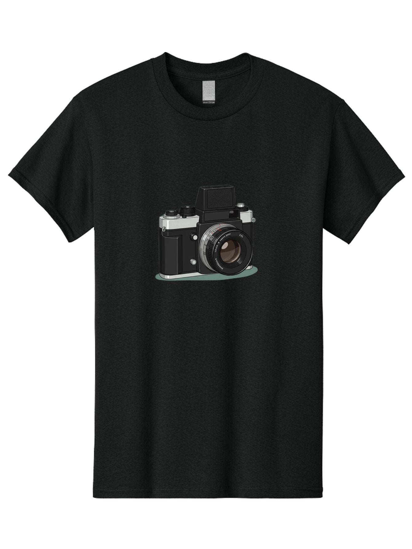 Camera Men'S Graphic Tee, 100% Cotton, Comfortable Casual Summer Wear, Machine Washable, Vintage Camera, Old Camera, Antique Camera, Black Camera, Classic Photography, Photography Equipment, Nostalgic Device, Film Camera, Camera Art Bag246 3