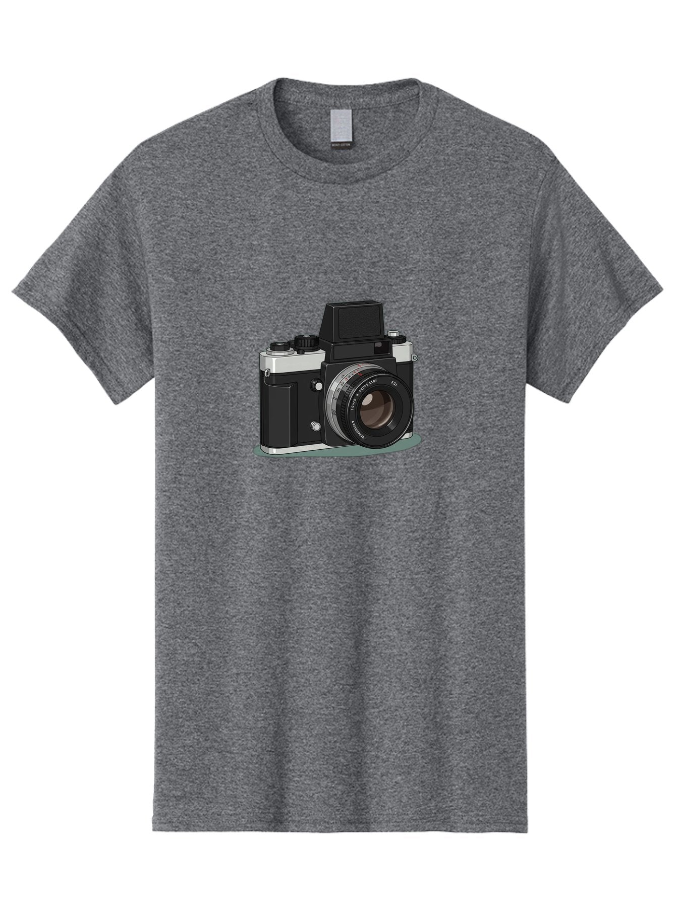 Camera Men'S Graphic Tee, 100% Cotton, Comfortable Casual Summer Wear, Machine Washable, Vintage Camera, Old Camera, Antique Camera, Black Camera, Classic Photography, Photography Equipment, Nostalgic Device, Film Camera, Camera Art Bag246 10