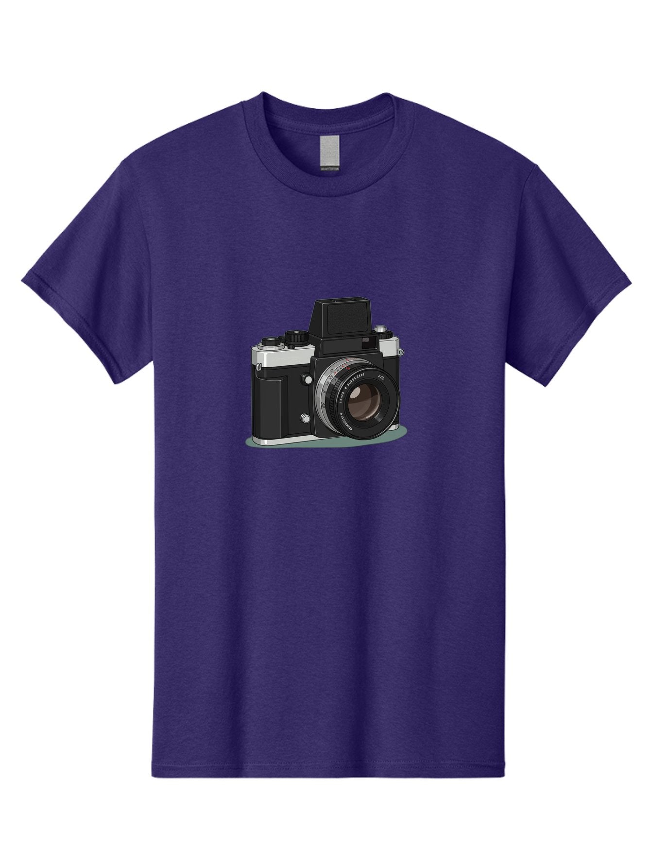 Camera Men'S Graphic Tee, 100% Cotton, Comfortable Casual Summer Wear, Machine Washable, Vintage Camera, Old Camera, Antique Camera, Black Camera, Classic Photography, Photography Equipment, Nostalgic Device, Film Camera, Camera Art Bag246 4