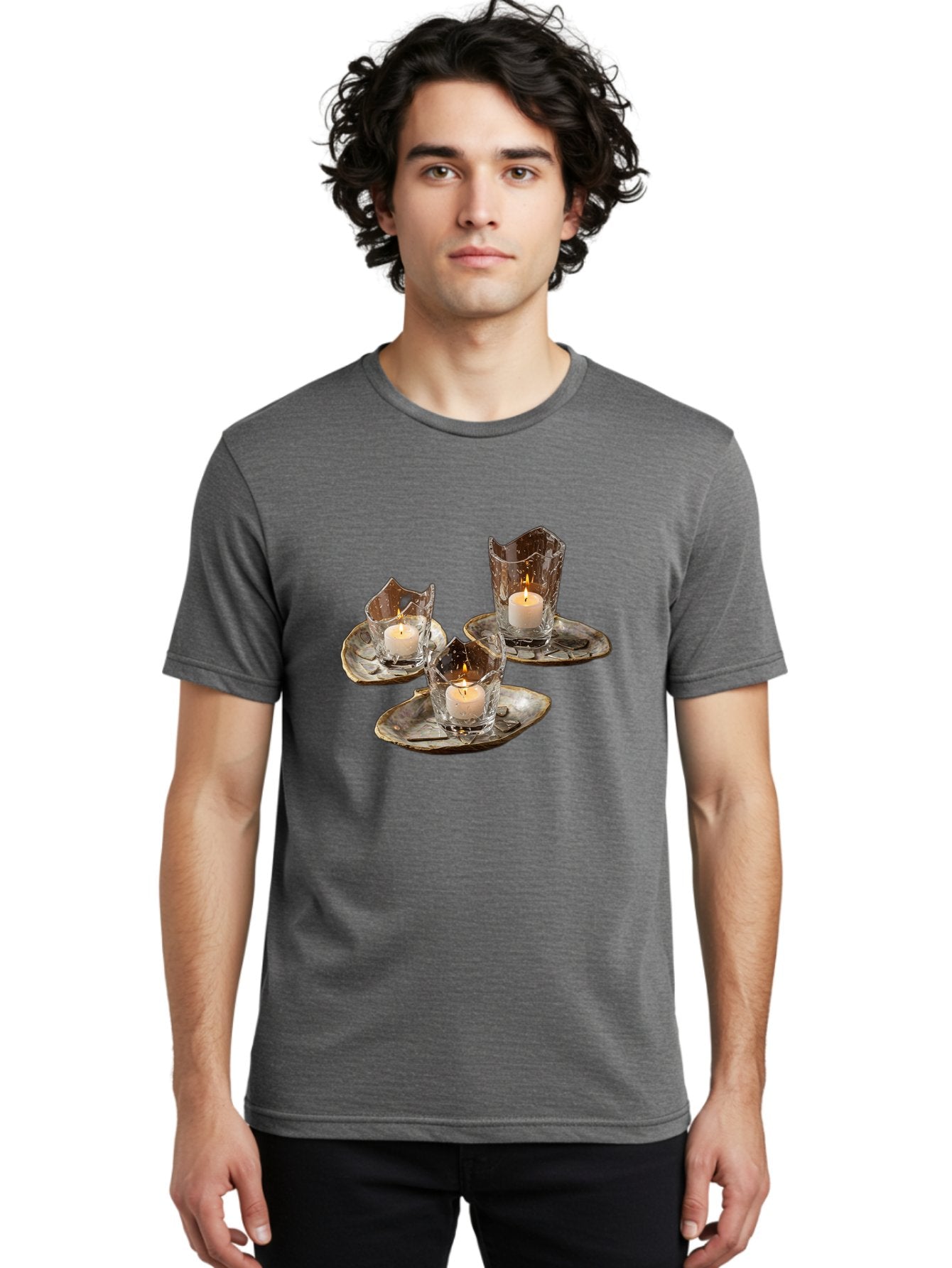 Candle-Holders-With-Tea-Lights Men'S Graphic Tee, 100% Cotton, Comfortable Casual Summer Wear, Machine Washable, Vintage Camera, Old Camera, Antique Camera, Black Camera, Classic Photography, Photography Equipment, Nostalgic Device, Bag253 25