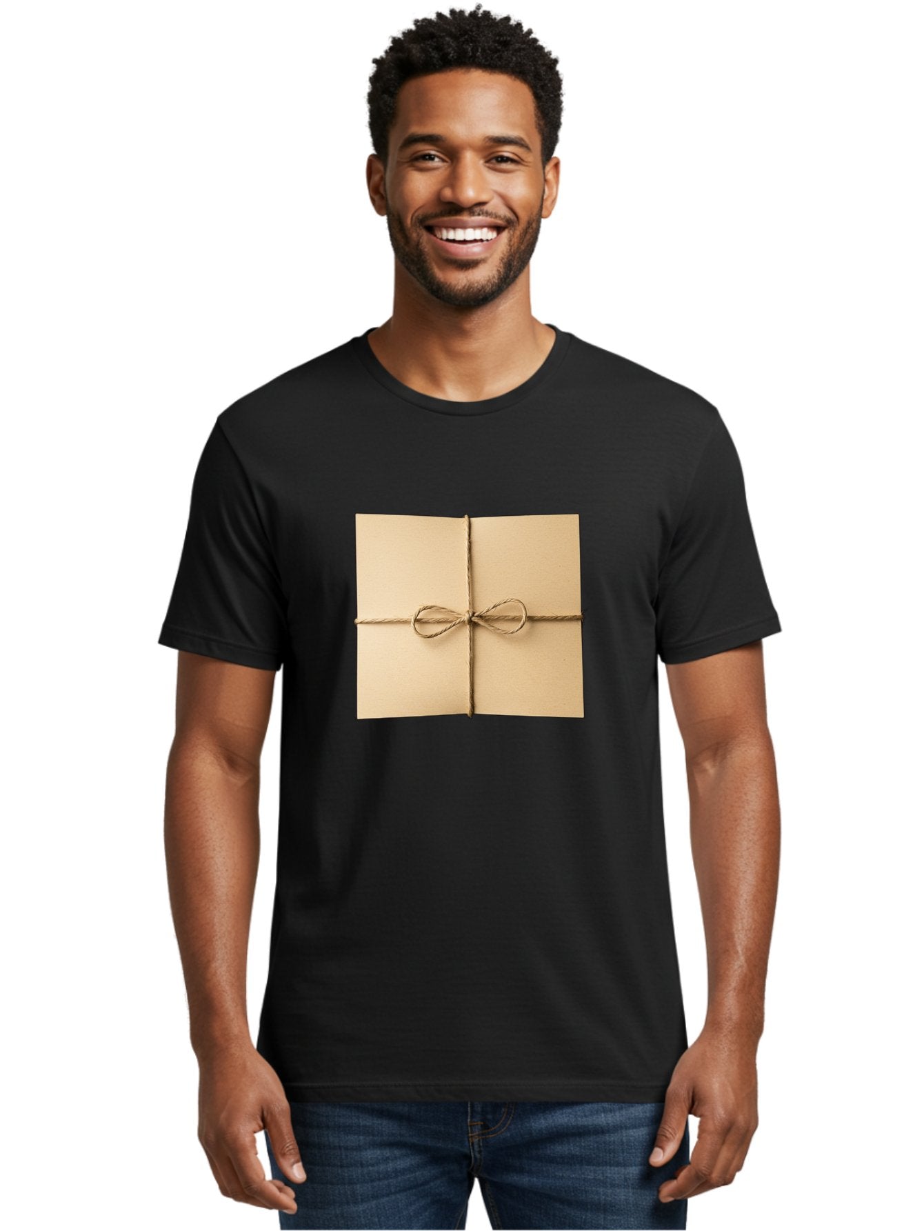 Card-With-Twine Men'S Graphic Tee, 100% Cotton, Comfortable Casual Summer Wear, Machine Washable, Vintage Camera, Old Camera, Antique Camera, Black Camera, Classic Photography, Photography Equipment, Nostalgic Device, Film Camera, Camera Art Bag259 29