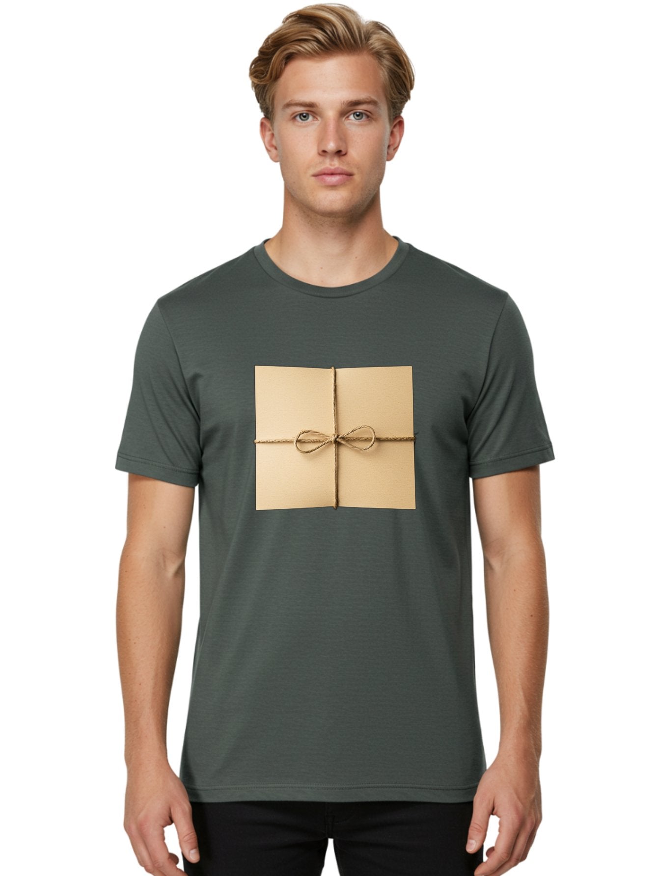 Card-With-Twine Men'S Graphic Tee, 100% Cotton, Comfortable Casual Summer Wear, Machine Washable, Vintage Camera, Old Camera, Antique Camera, Black Camera, Classic Photography, Photography Equipment, Nostalgic Device, Film Camera, Camera Art Bag259 22