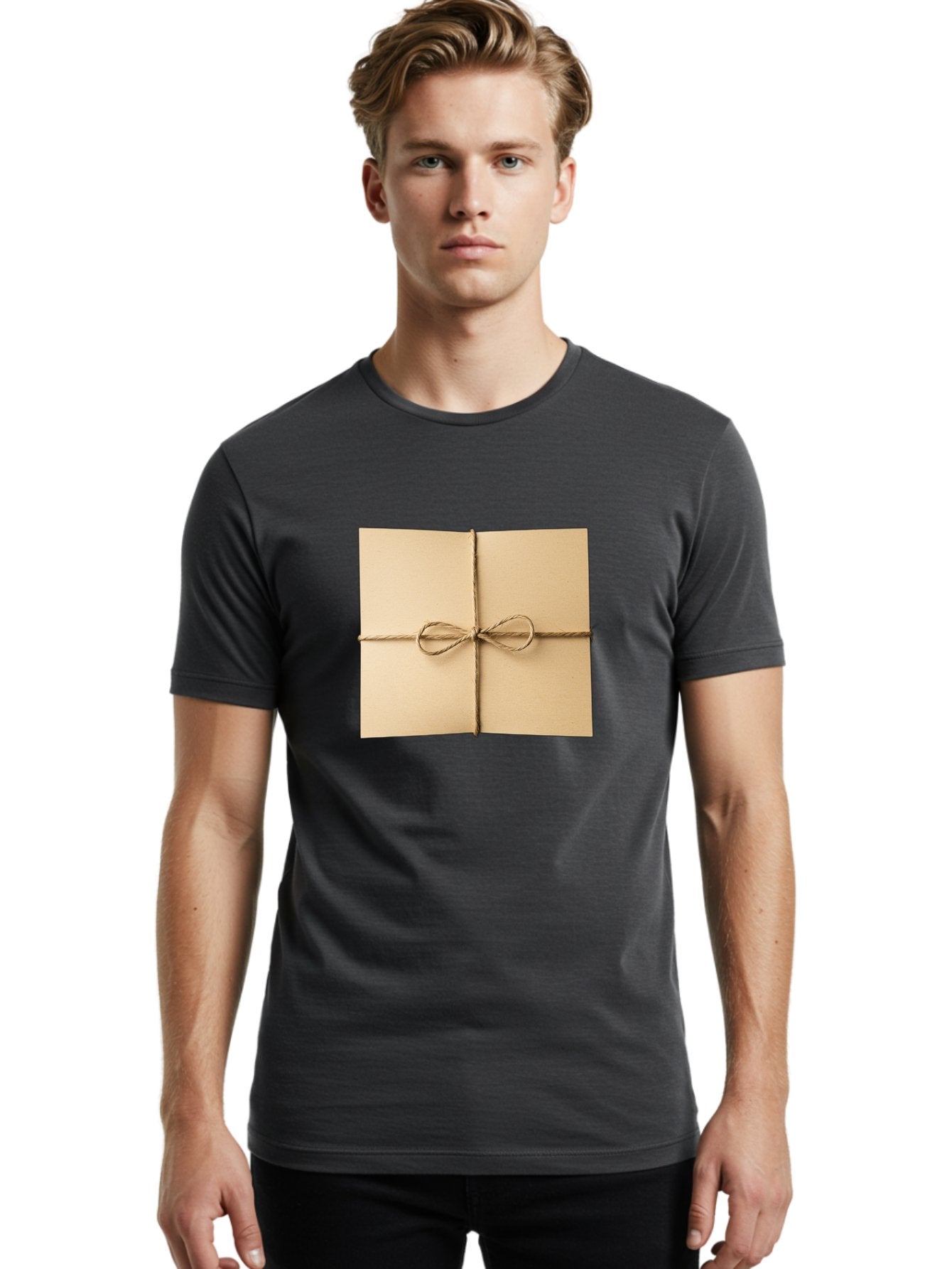 Card-With-Twine Men'S Graphic Tee, 100% Cotton, Comfortable Casual Summer Wear, Machine Washable, Vintage Camera, Old Camera, Antique Camera, Black Camera, Classic Photography, Photography Equipment, Nostalgic Device, Film Camera, Camera Art Bag259 18