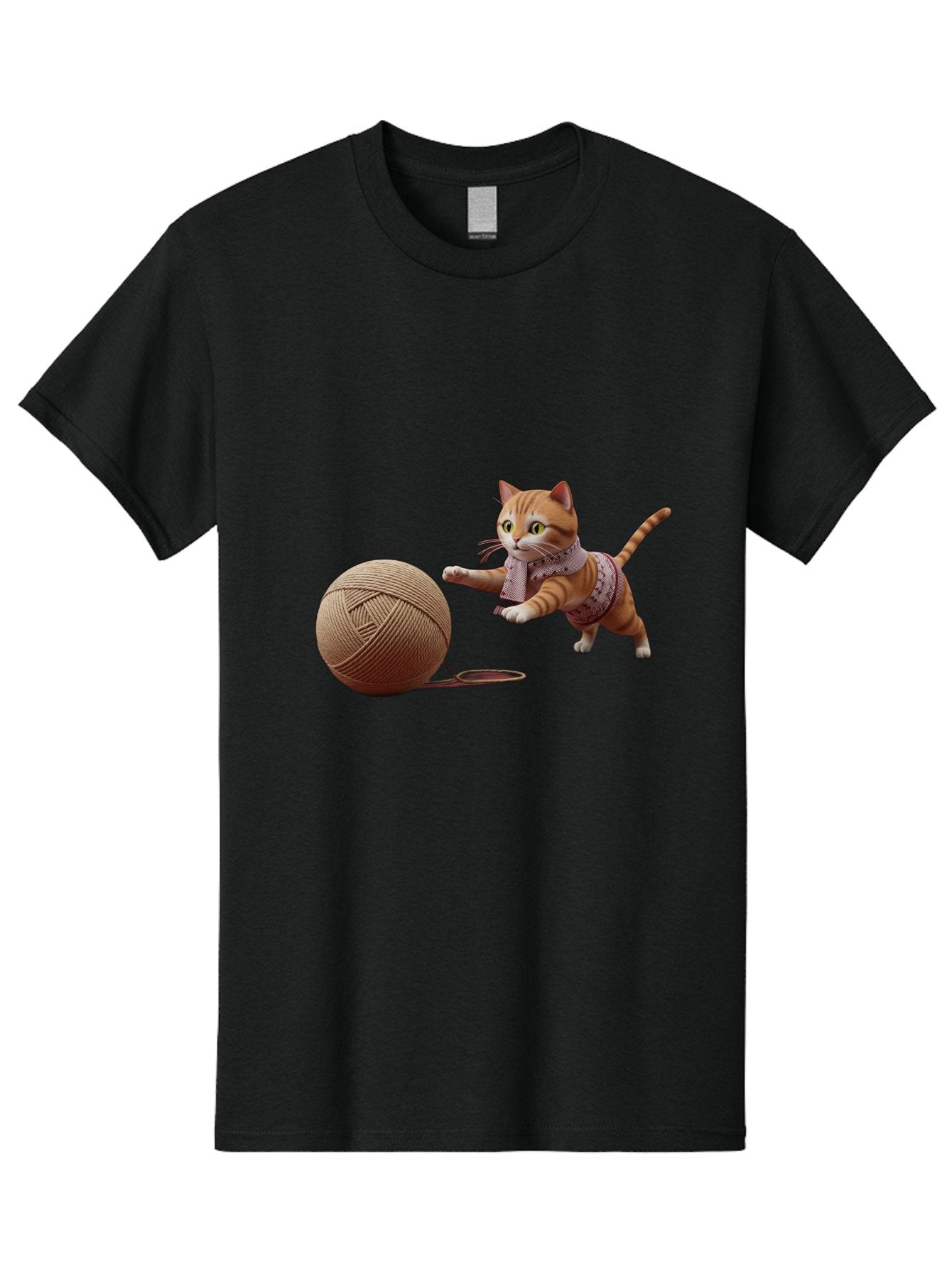 Cat-Playing-With-Yarn-Ball Men'S Graphic Tee, 100% Cotton, Comfortable Casual Summer Wear, Machine Washable, Vintage Camera, Old Camera, Antique Camera, Black Camera, Classic Photography, Photography Equipment, Nostalgic Device, Film Camera, Bag264 14