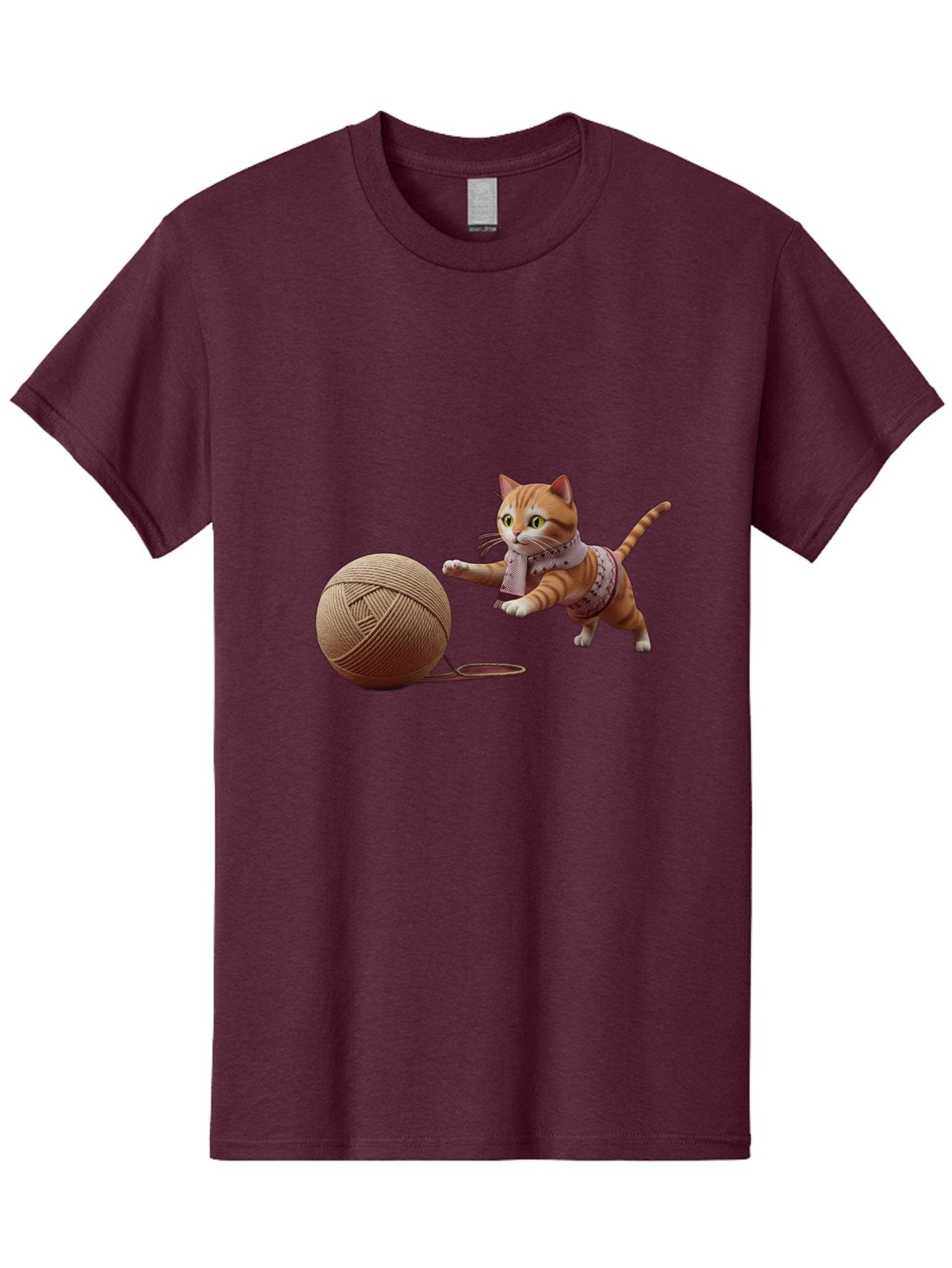 Cat-Playing-With-Yarn-Ball Men'S Graphic Tee, 100% Cotton, Comfortable Casual Summer Wear, Machine Washable, Vintage Camera, Old Camera, Antique Camera, Black Camera, Classic Photography, Photography Equipment, Nostalgic Device, Film Camera, Bag264 5