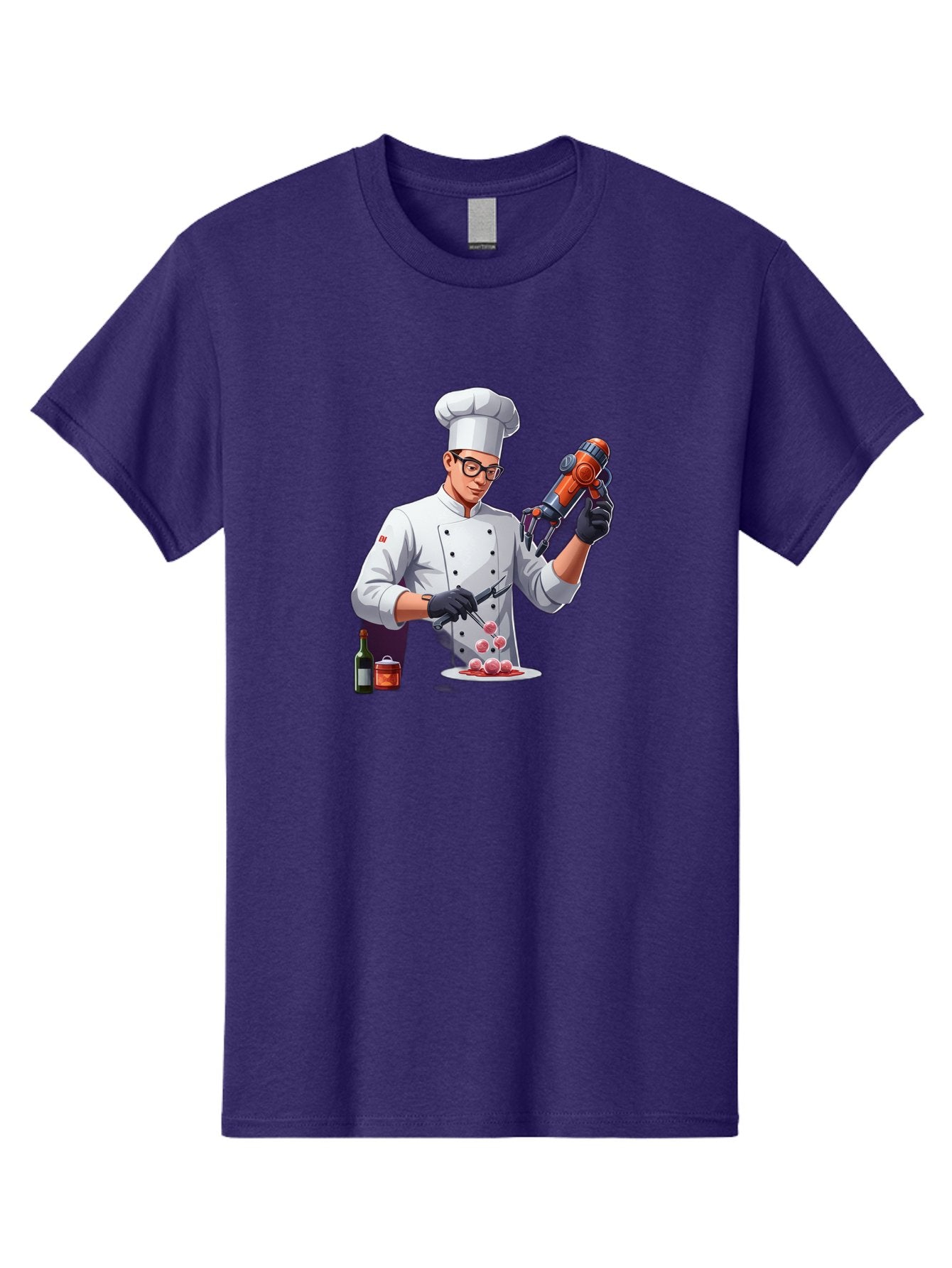 Chef-With-Meatball-Gun Men'S Graphic Tee, 100% Cotton, Comfortable Casual Summer Wear, Machine Washable, Vintage Camera, Old Camera, Antique Camera, Black Camera, Classic Photography, Photography Equipment, Nostalgic Device, Film Camera, Bag278 6