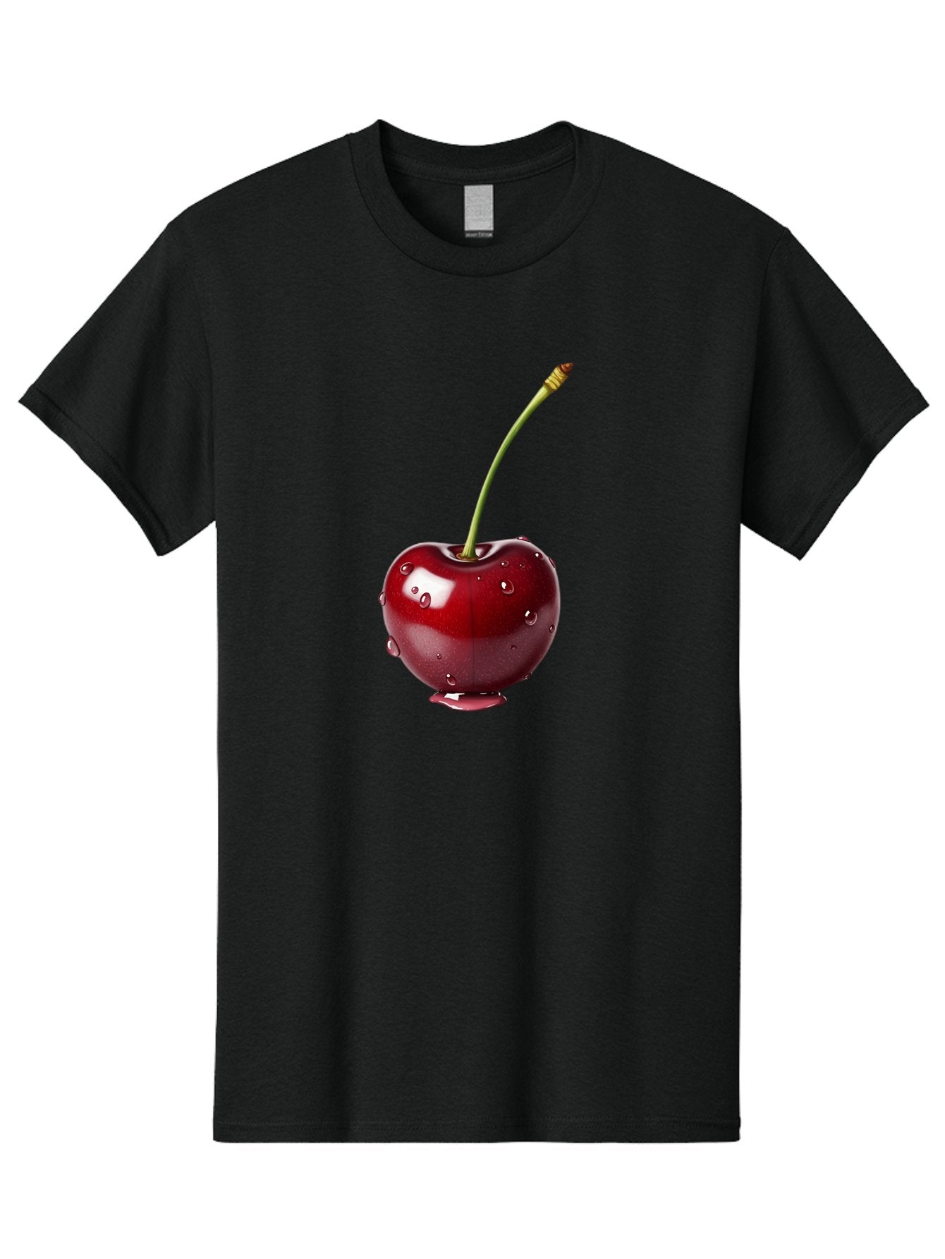 Cherry Men'S Graphic Tee, 100% Cotton, Comfortable Casual Summer Wear, Machine Washable, Vintage Camera, Old Camera, Antique Camera, Black Camera, Classic Photography, Photography Equipment, Nostalgic Device, Film Camera, Camera Art Bag279 4