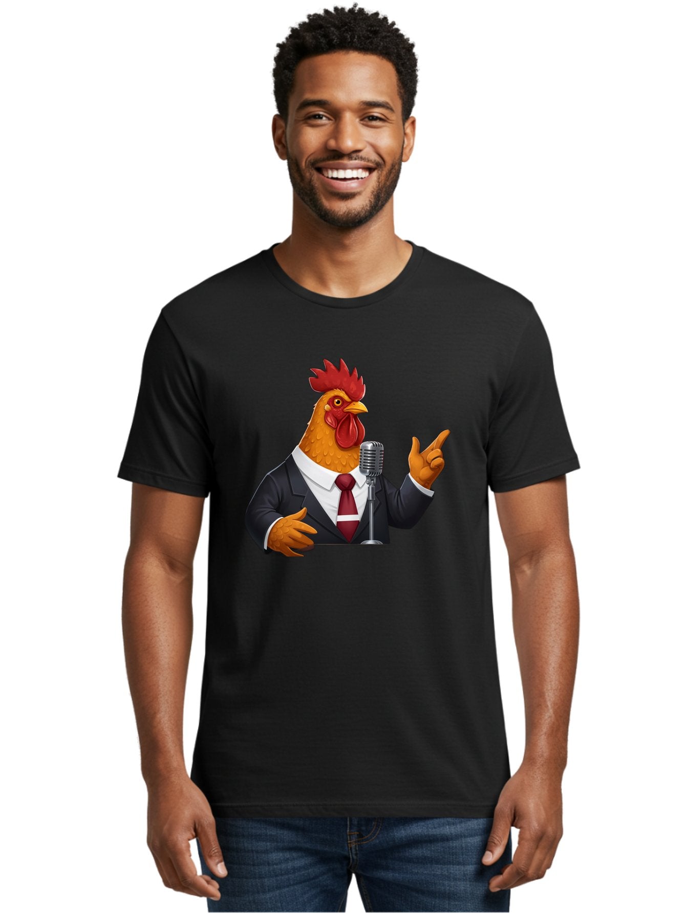 Chicken-In-Suit Men'S Graphic Tee, 100% Cotton, Comfortable Casual Summer Wear, Machine Washable, Vintage Camera, Old Camera, Antique Camera, Black Camera, Classic Photography, Photography Equipment, Nostalgic Device, Film Camera, Camera Art Bag282 17