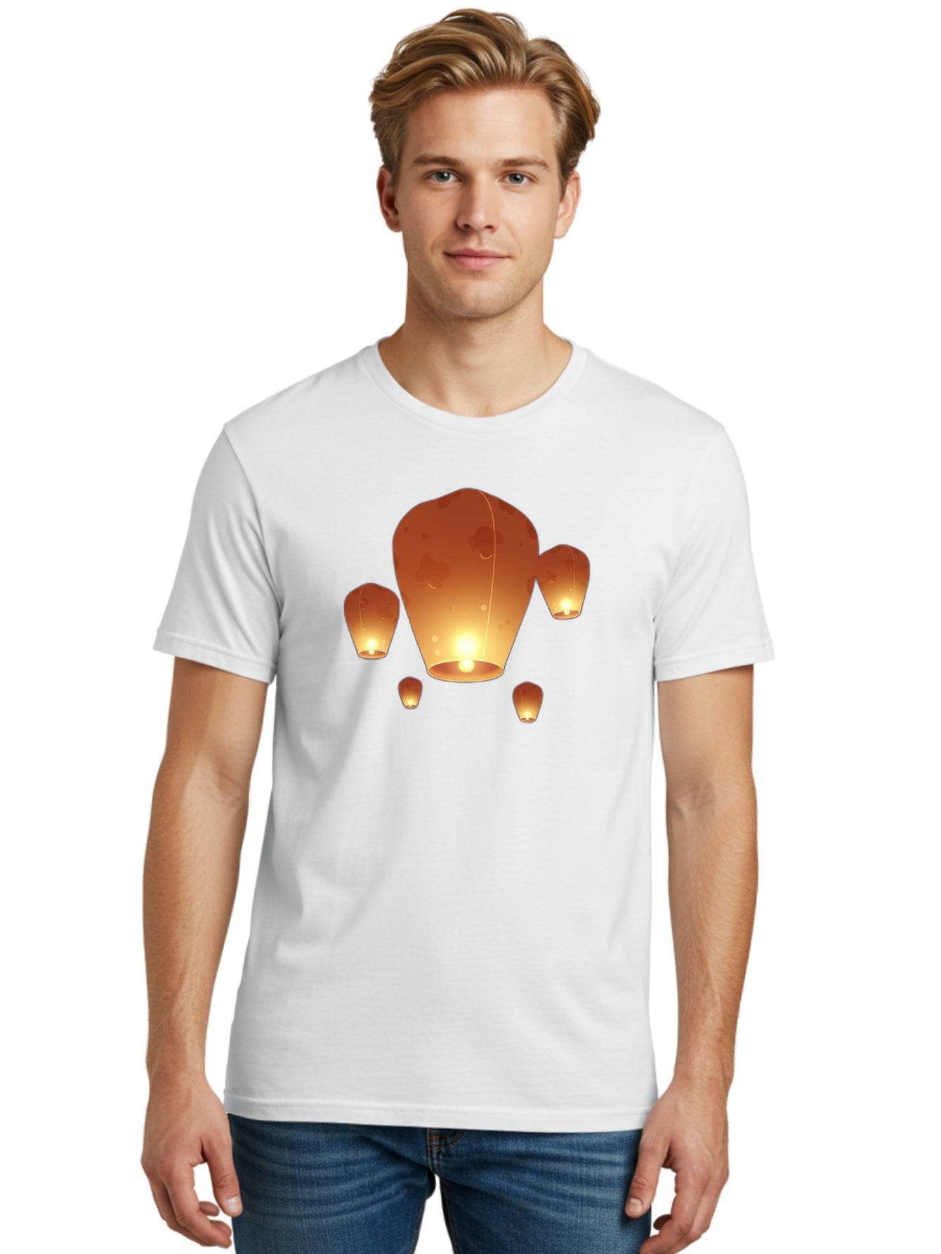 Chinese-Lanterns Men'S Graphic Tee, 100% Cotton, Comfortable Casual Summer Wear, Machine Washable, Vintage Camera, Old Camera, Antique Camera, Black Camera, Classic Photography, Photography Equipment, Nostalgic Device, Film Camera, Camera Art Bag285 20