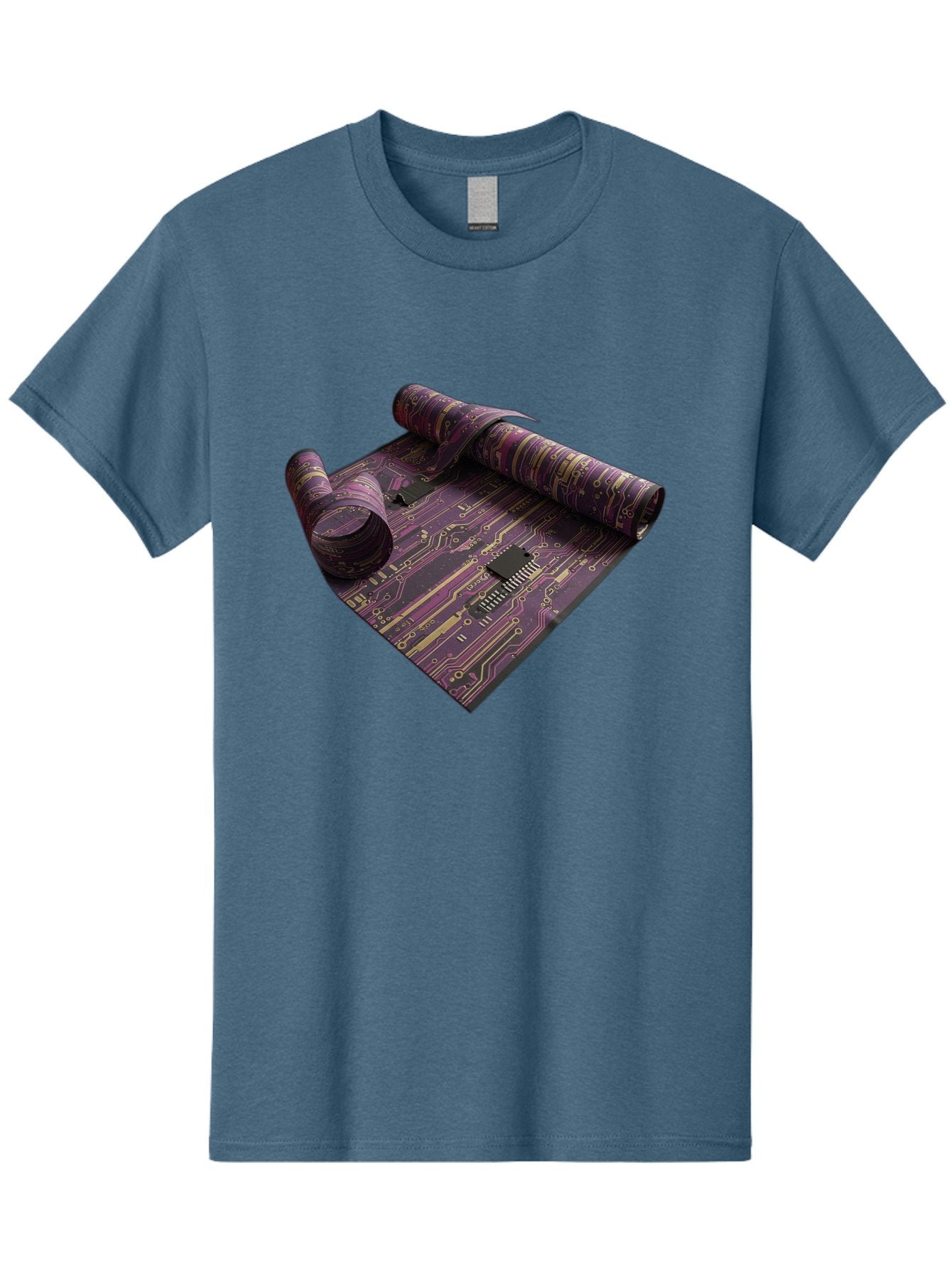 Circuit-Board-Rug Men'S Graphic Tee, 100% Cotton, Comfortable Casual Summer Wear, Machine Washable, Vintage Camera, Old Camera, Antique Camera, Black Camera, Classic Photography, Photography Equipment, Nostalgic Device, Film Camera, Camera Art Bag293 14