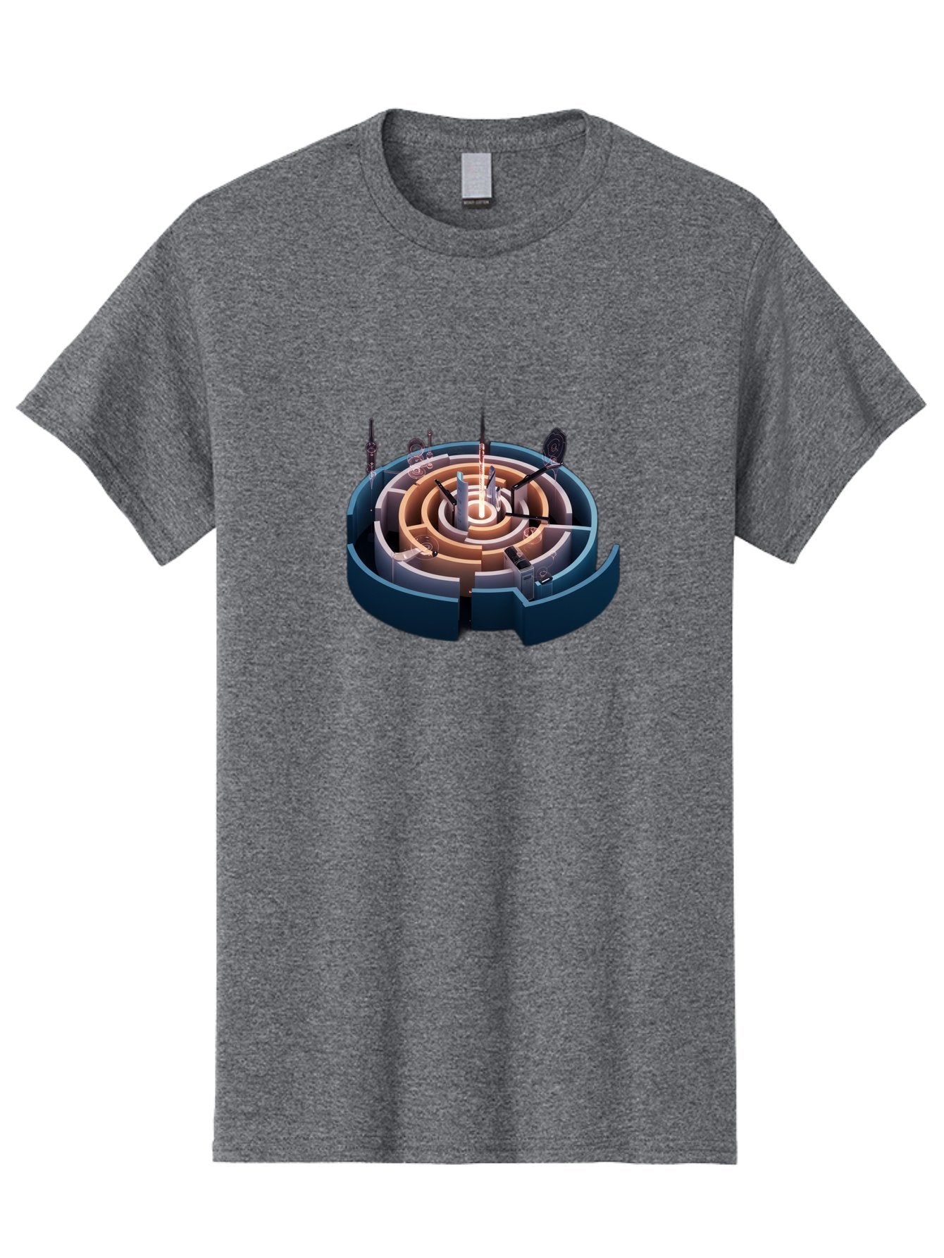 Circular-Labyrinth Men'S Graphic Tee, 100% Cotton, Comfortable Casual Summer Wear, Machine Washable, Vintage Camera, Old Camera, Antique Camera, Black Camera, Classic Photography, Photography Equipment, Nostalgic Device, Film Camera, Bag294 14