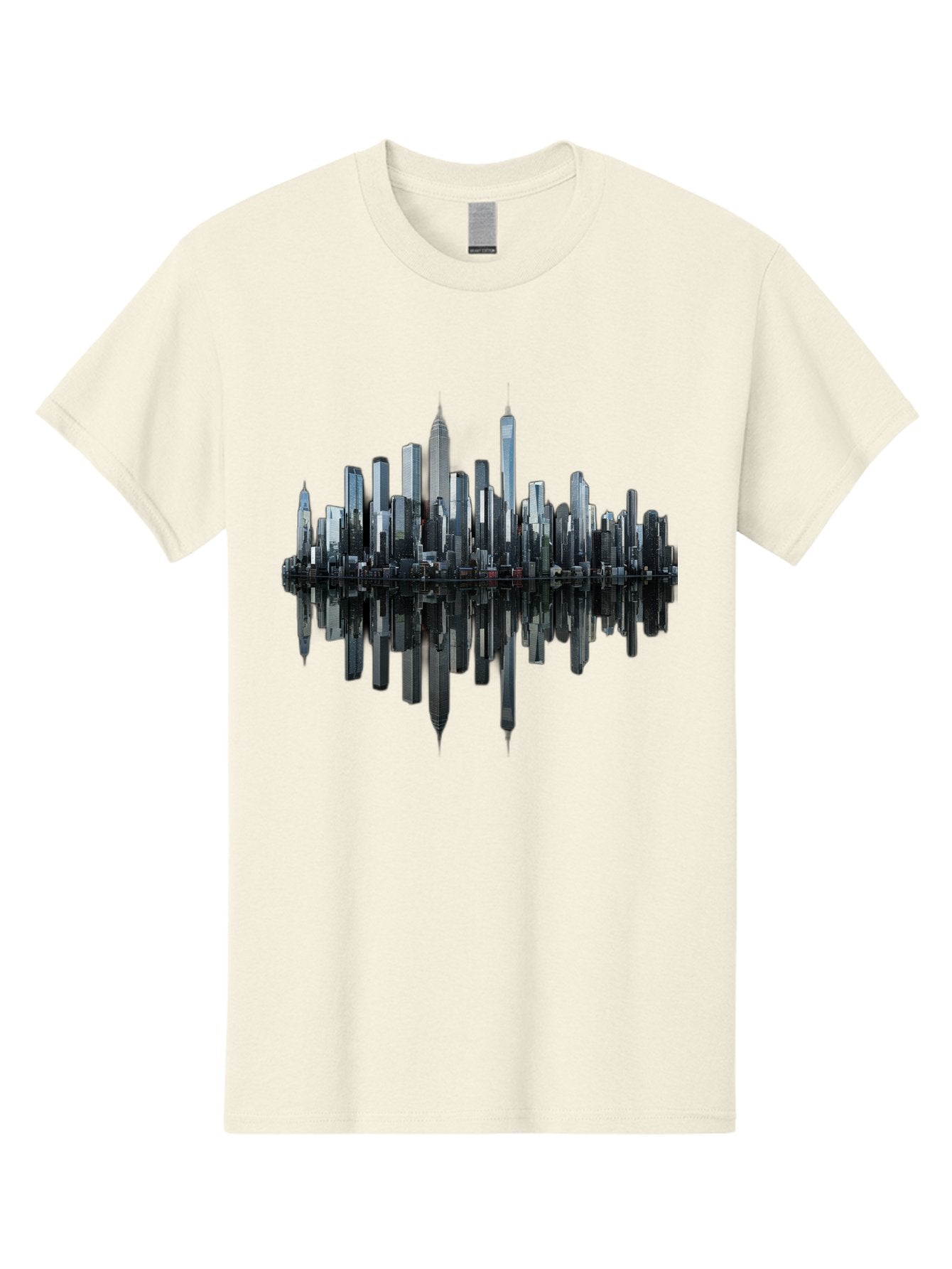 City-Skyline-Sound-Wave Men'S Graphic Tee, 100% Cotton, Comfortable Casual Summer Wear, Machine Washable, Vintage Camera, Old Camera, Antique Camera, Black Camera, Classic Photography, Photography Equipment, Nostalgic Device, Film Camera, Bag297