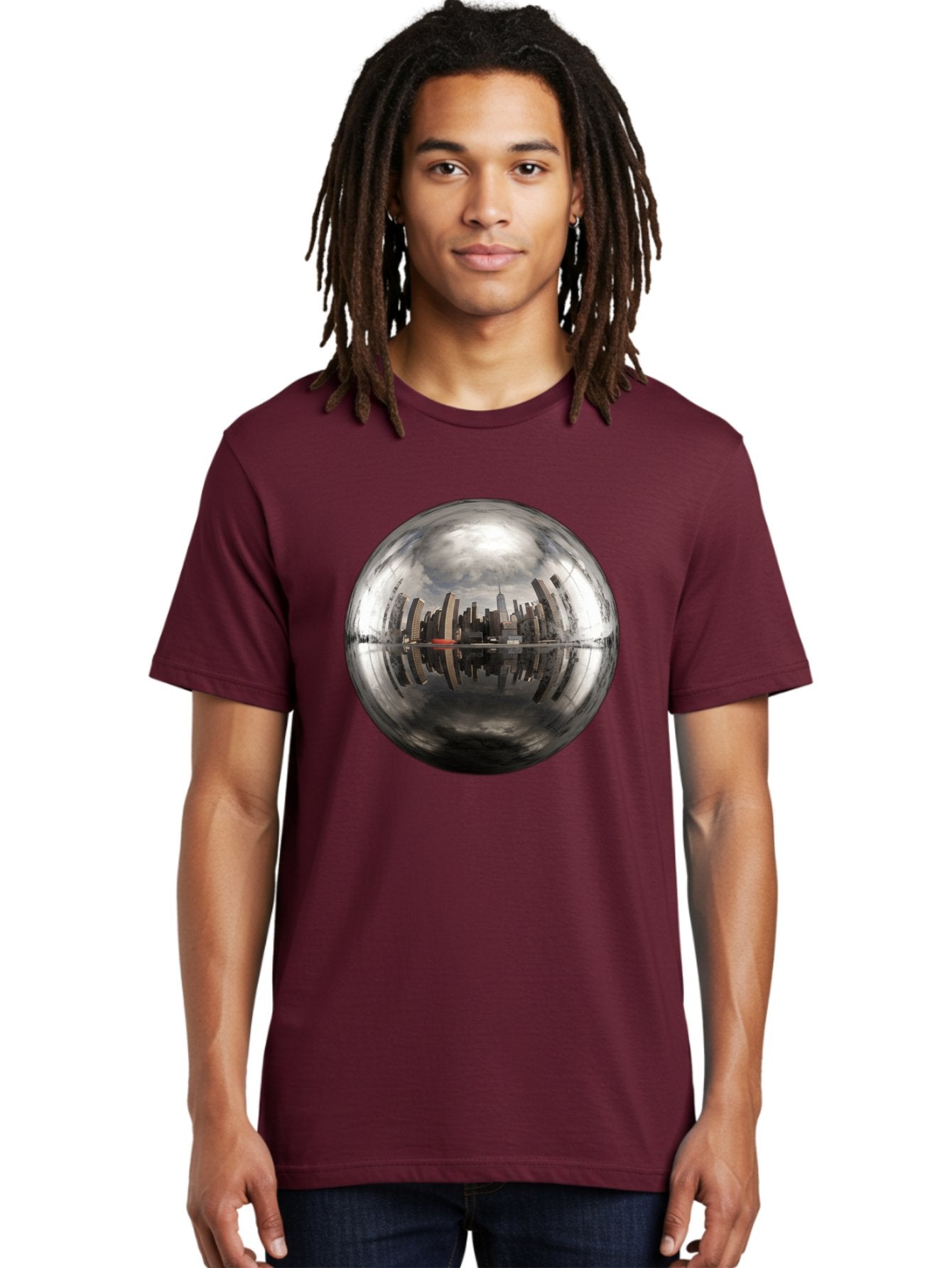 Cityscape-Sphere Men'S Graphic Tee, 100% Cotton, Comfortable Casual Summer Wear, Machine Washable, Vintage Camera, Old Camera, Antique Camera, Black Camera, Classic Photography, Photography Equipment, Nostalgic Device, Film Camera, Camera Art Bag299 24