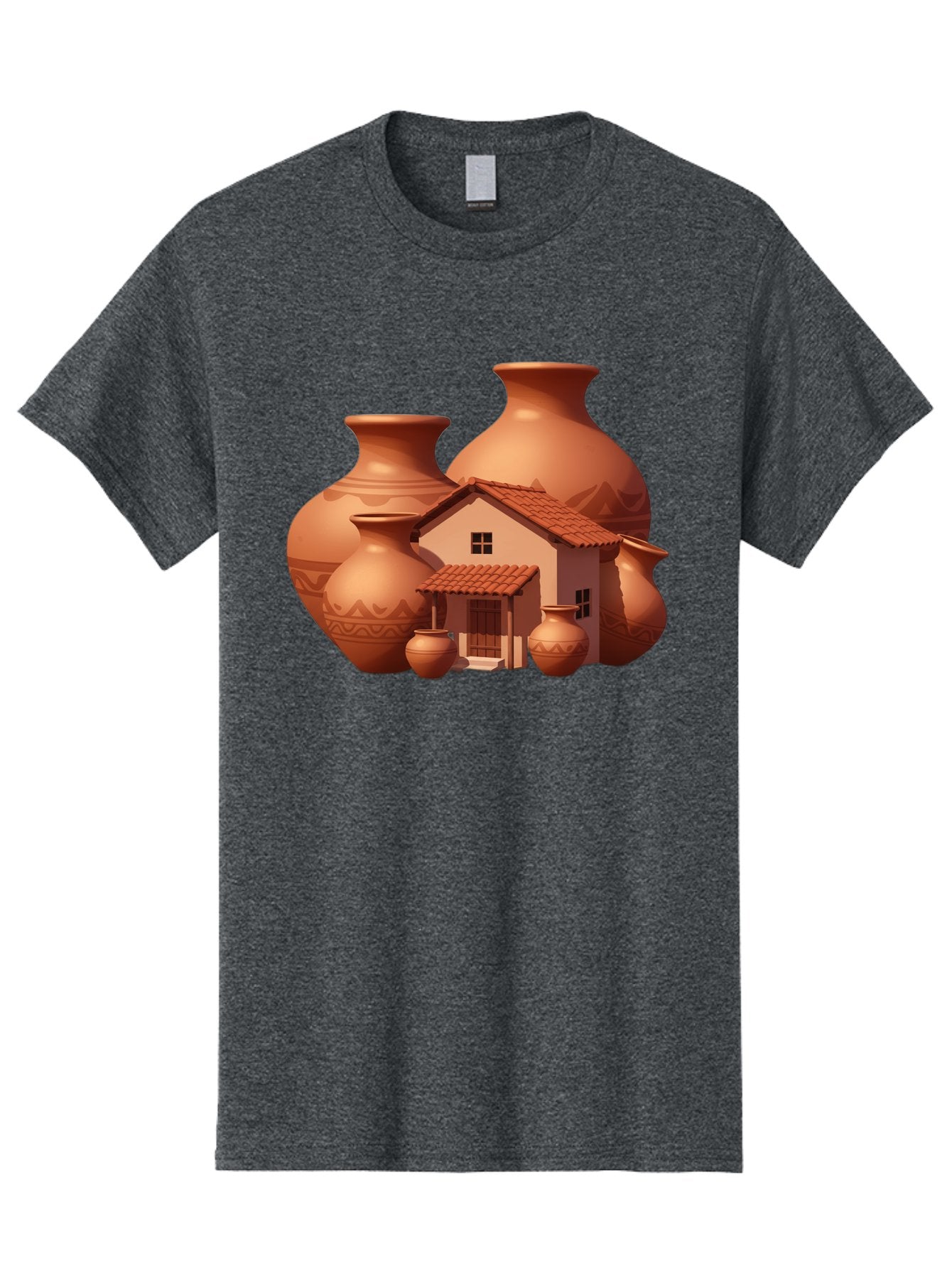 Clay-House-And-Pots Men'S Graphic Tee, 100% Cotton, Comfortable Casual Summer Wear, Machine Washable, Vintage Camera, Old Camera, Antique Camera, Black Camera, Classic Photography, Photography Equipment, Nostalgic Device, Film Camera, Bag300 9