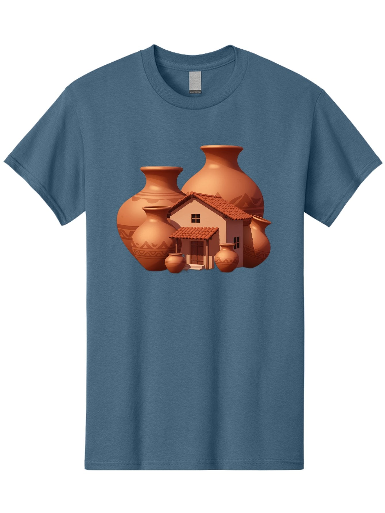 Clay-House-And-Pots Men'S Graphic Tee, 100% Cotton, Comfortable Casual Summer Wear, Machine Washable, Vintage Camera, Old Camera, Antique Camera, Black Camera, Classic Photography, Photography Equipment, Nostalgic Device, Film Camera, Bag300