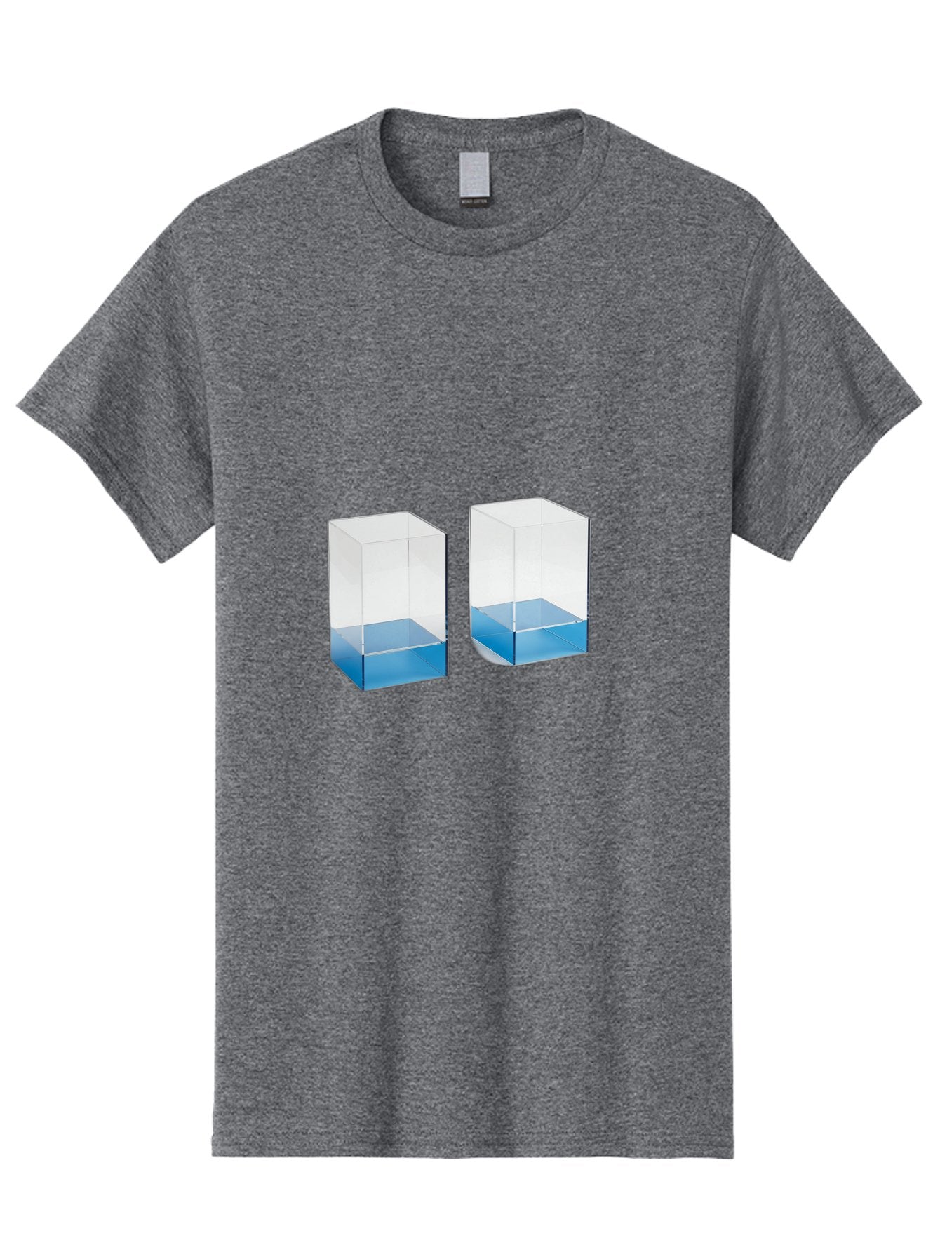 Clear-Boxes-With-Blue-Liquid Men'S Graphic Tee, 100% Cotton, Comfortable Casual Summer Wear, Machine Washable, Vintage Camera, Old Camera, Antique Camera, Black Camera, Classic Photography, Photography Equipment, Nostalgic Device, Film Camera, Bag302 12