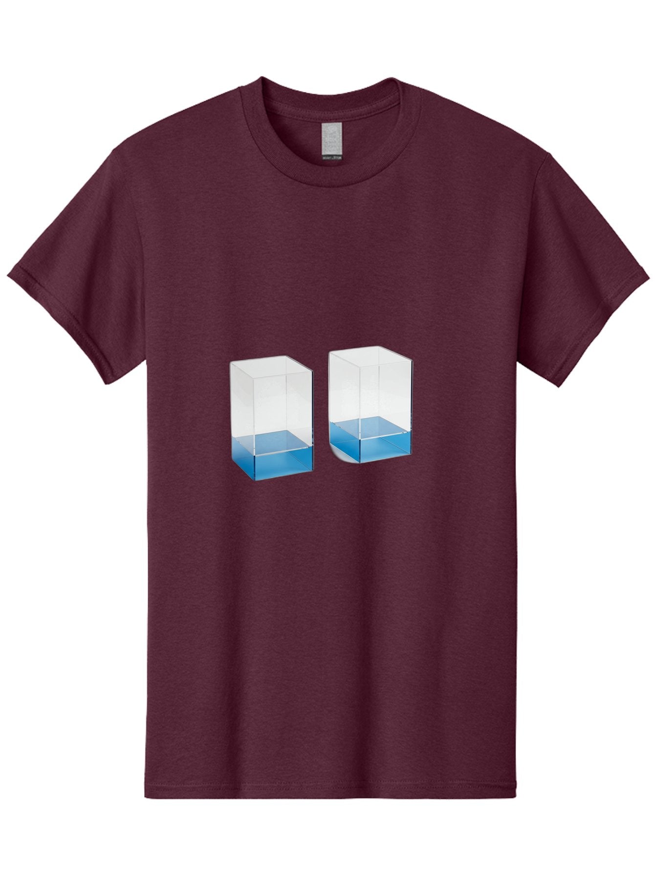 Clear-Boxes-With-Blue-Liquid Men'S Graphic Tee, 100% Cotton, Comfortable Casual Summer Wear, Machine Washable, Vintage Camera, Old Camera, Antique Camera, Black Camera, Classic Photography, Photography Equipment, Nostalgic Device, Film Camera, Bag302 15