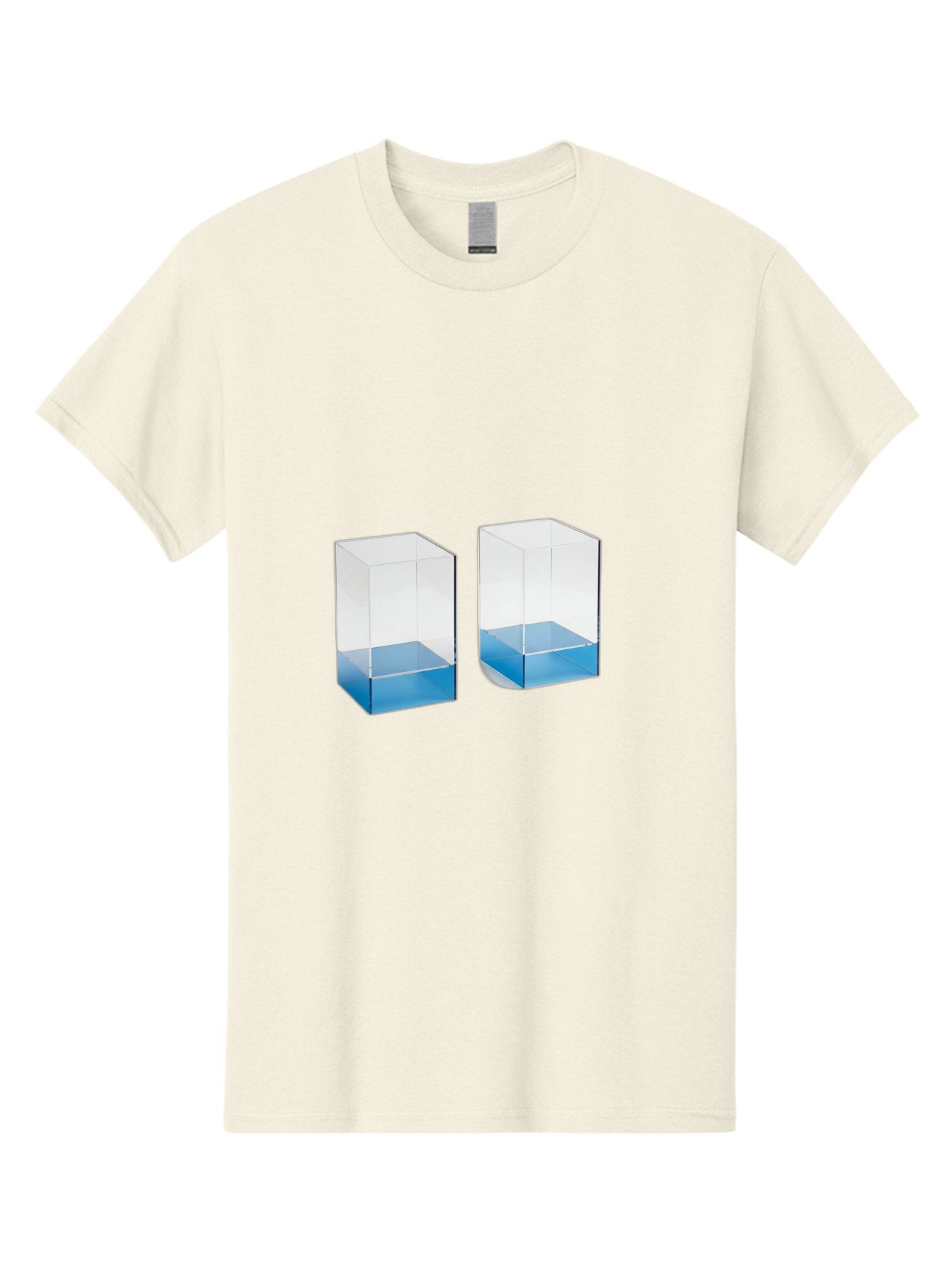 Clear-Boxes-With-Blue-Liquid Men'S Graphic Tee, 100% Cotton, Comfortable Casual Summer Wear, Machine Washable, Vintage Camera, Old Camera, Antique Camera, Black Camera, Classic Photography, Photography Equipment, Nostalgic Device, Film Camera, Bag302 6