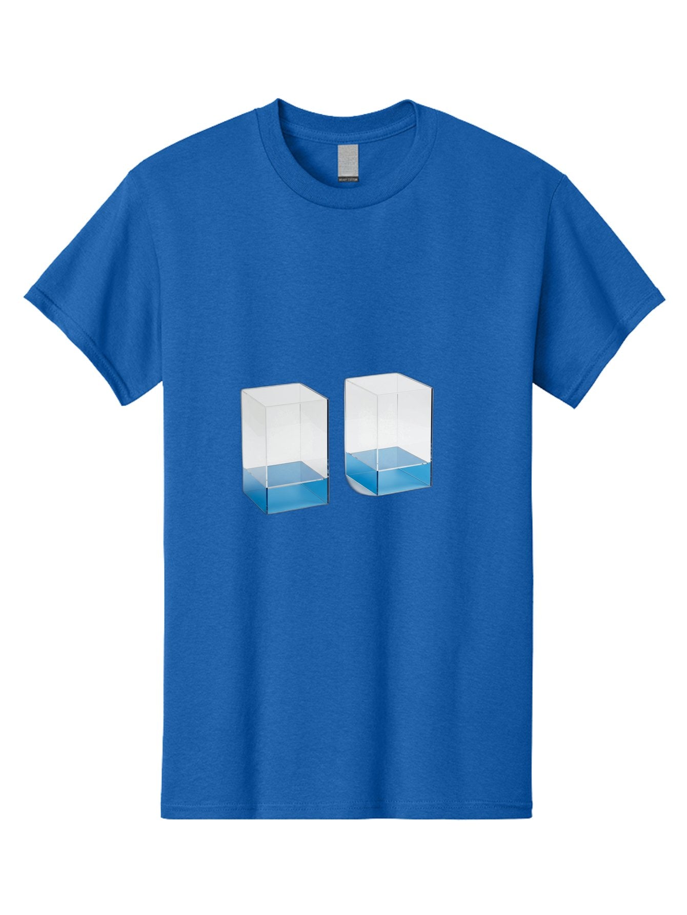 Clear-Boxes-With-Blue-Liquid Men'S Graphic Tee, 100% Cotton, Comfortable Casual Summer Wear, Machine Washable, Vintage Camera, Old Camera, Antique Camera, Black Camera, Classic Photography, Photography Equipment, Nostalgic Device, Film Camera, Bag302 11