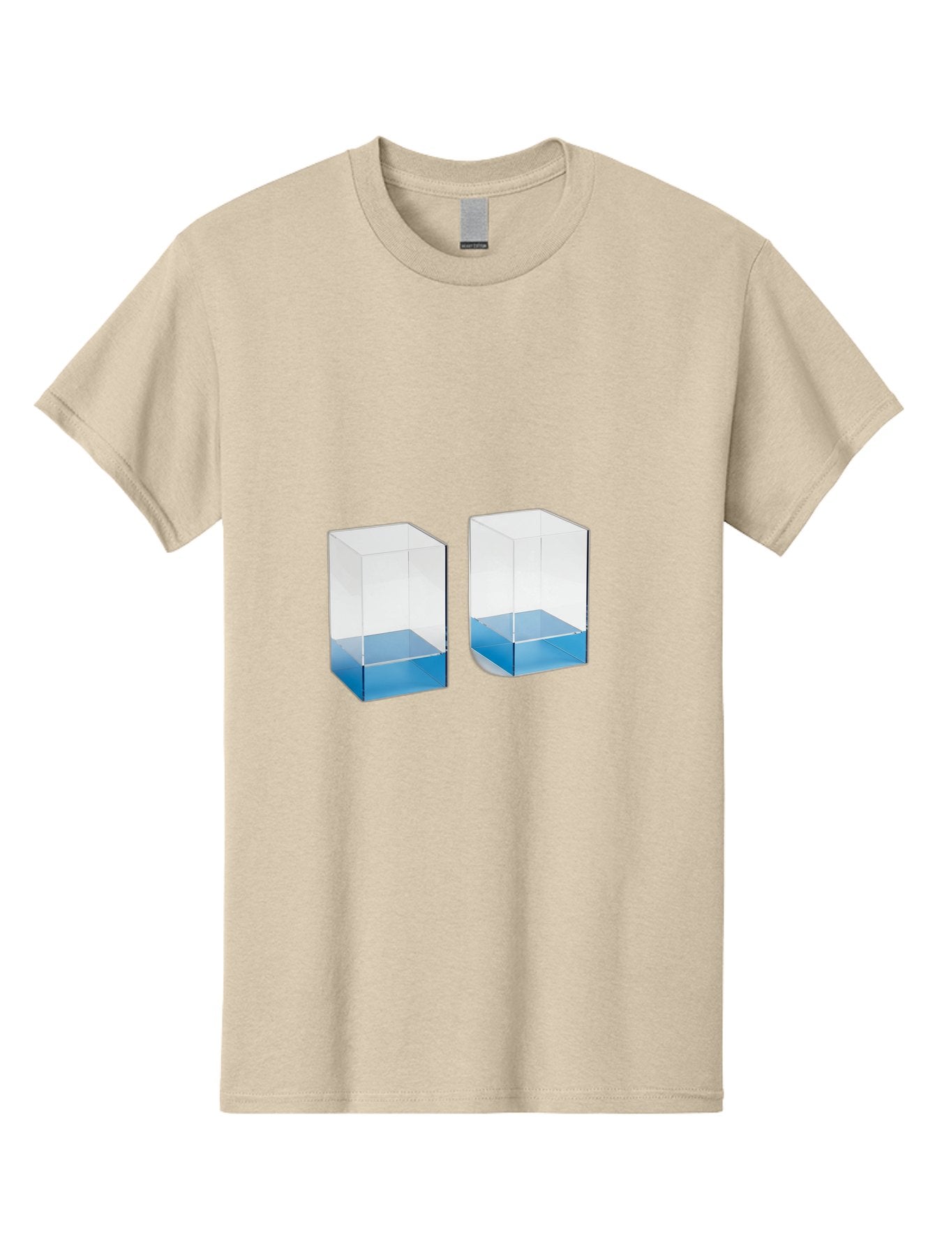 Clear-Boxes-With-Blue-Liquid Men'S Graphic Tee, 100% Cotton, Comfortable Casual Summer Wear, Machine Washable, Vintage Camera, Old Camera, Antique Camera, Black Camera, Classic Photography, Photography Equipment, Nostalgic Device, Film Camera, Bag302 5