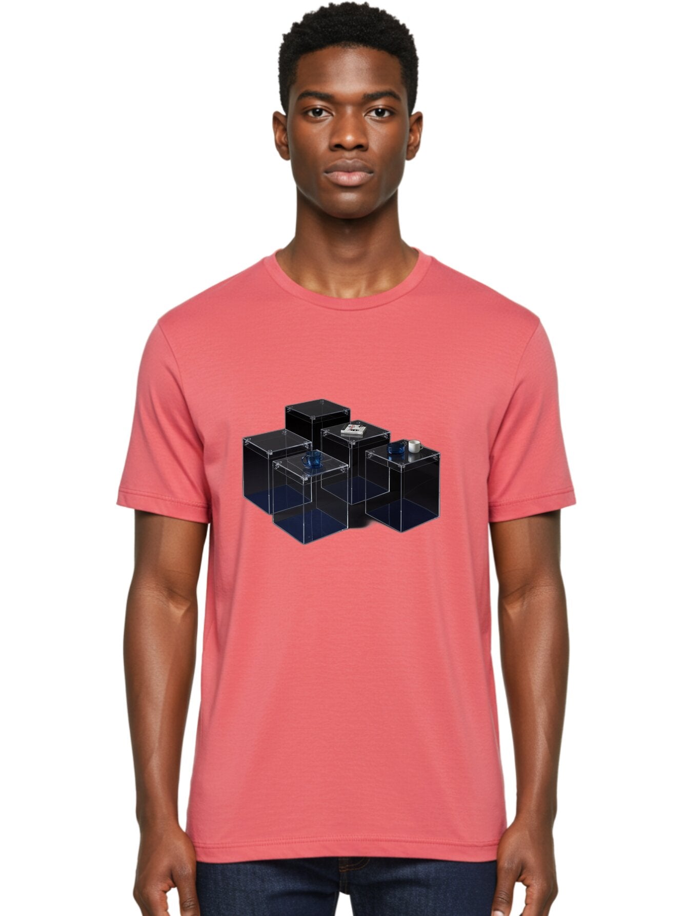 Clear-Plastic-Boxes Men'S Graphic Tee, 100% Cotton, Comfortable Casual Summer Wear, Machine Washable, Vintage Camera, Old Camera, Antique Camera, Black Camera, Classic Photography, Photography Equipment, Nostalgic Device, Film Camera, Bag304 18