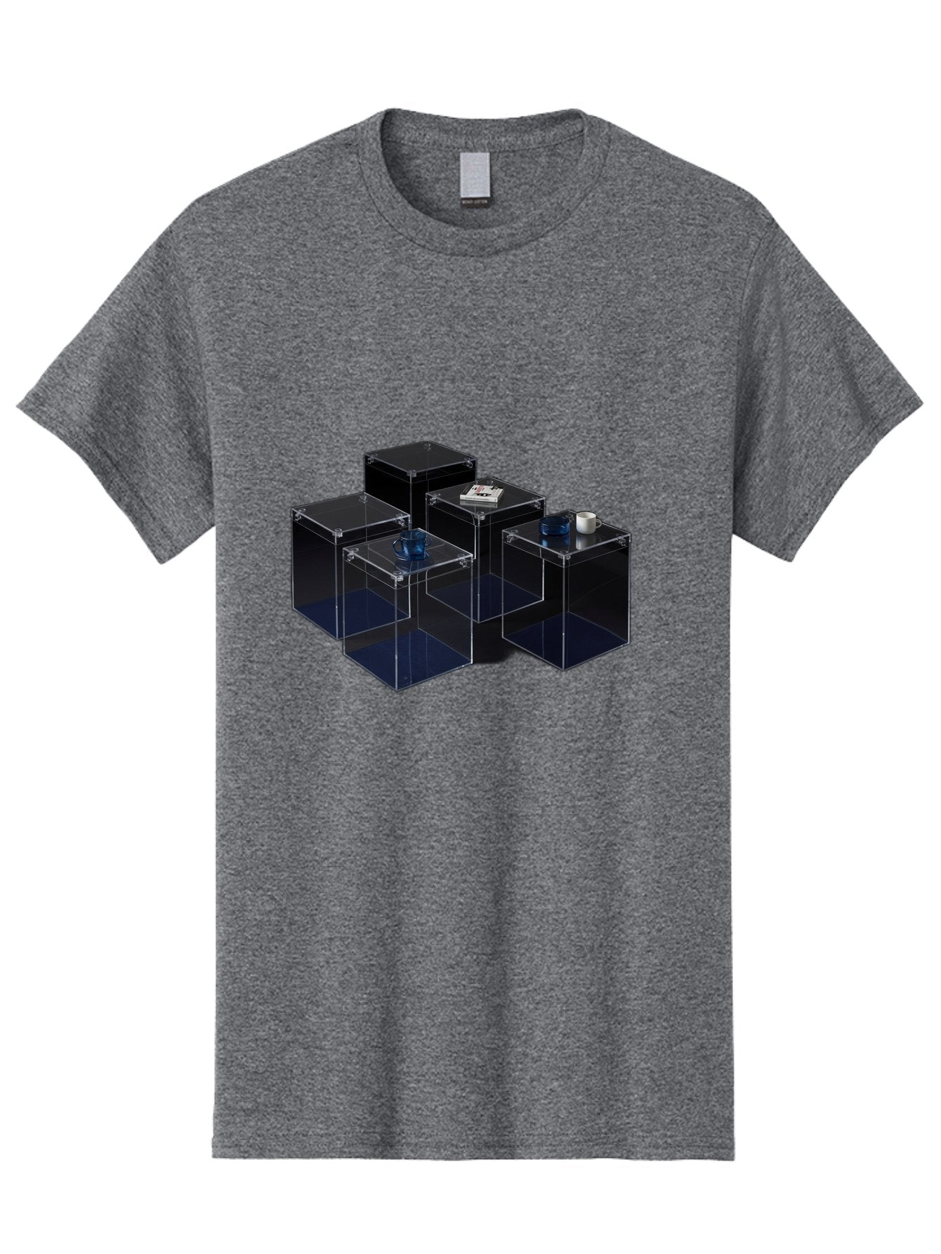 Clear-Plastic-Boxes Men'S Graphic Tee, 100% Cotton, Comfortable Casual Summer Wear, Machine Washable, Vintage Camera, Old Camera, Antique Camera, Black Camera, Classic Photography, Photography Equipment, Nostalgic Device, Film Camera, Bag304