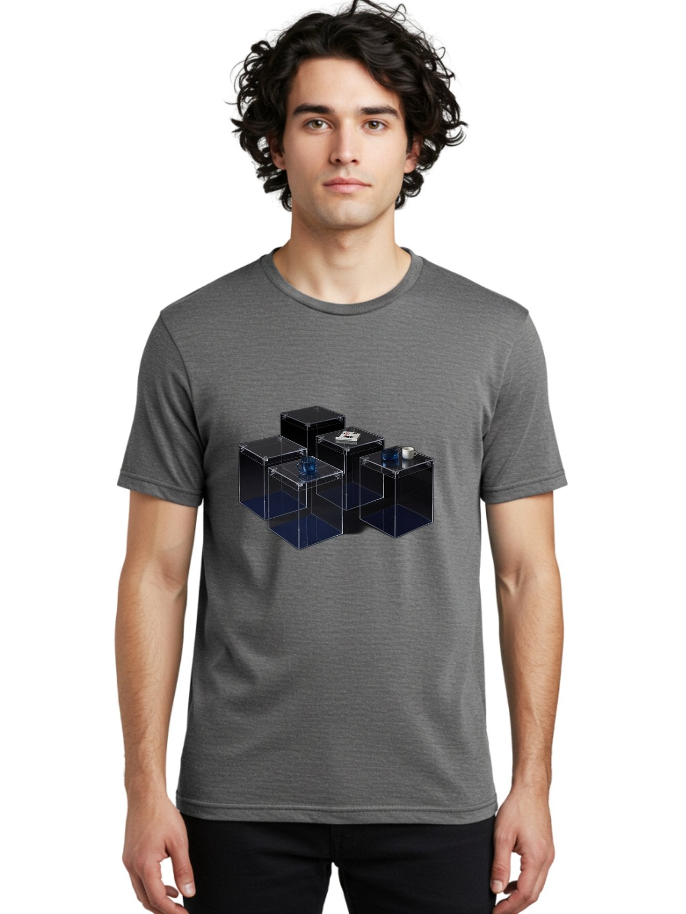 Clear-Plastic-Boxes Men'S Graphic Tee, 100% Cotton, Comfortable Casual Summer Wear, Machine Washable, Vintage Camera, Old Camera, Antique Camera, Black Camera, Classic Photography, Photography Equipment, Nostalgic Device, Film Camera, Bag304 19