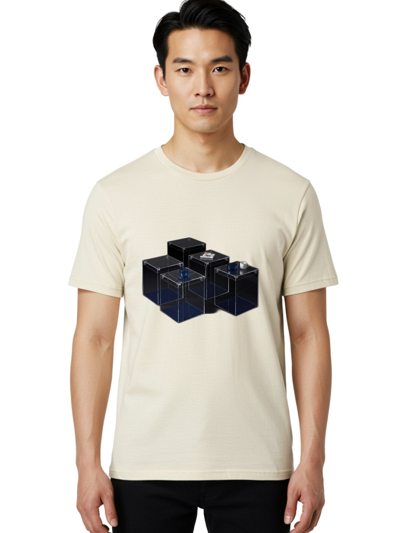 Clear-Plastic-Boxes Men'S Graphic Tee, 100% Cotton, Comfortable Casual Summer Wear, Machine Washable, Vintage Camera, Old Camera, Antique Camera, Black Camera, Classic Photography, Photography Equipment, Nostalgic Device, Film Camera, Bag304 28