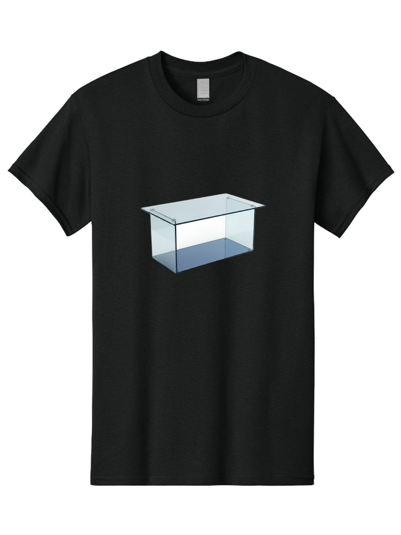 Clear-Rectangular-Aquarium Men'S Graphic Tee, 100% Cotton, Comfortable Casual Summer Wear, Machine Washable, Vintage Camera, Old Camera, Antique Camera, Black Camera, Classic Photography, Photography Equipment, Nostalgic Device, Film Camera, Bag305 7