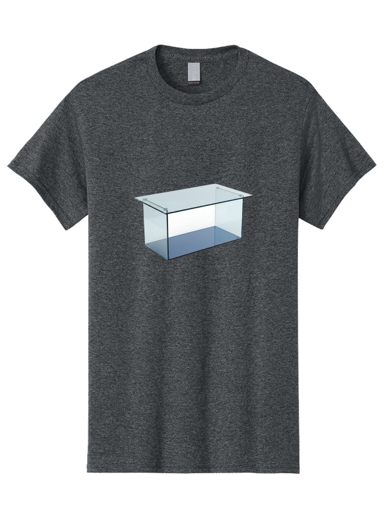 Clear-Rectangular-Aquarium Men'S Graphic Tee, 100% Cotton, Comfortable Casual Summer Wear, Machine Washable, Vintage Camera, Old Camera, Antique Camera, Black Camera, Classic Photography, Photography Equipment, Nostalgic Device, Film Camera, Bag305 9