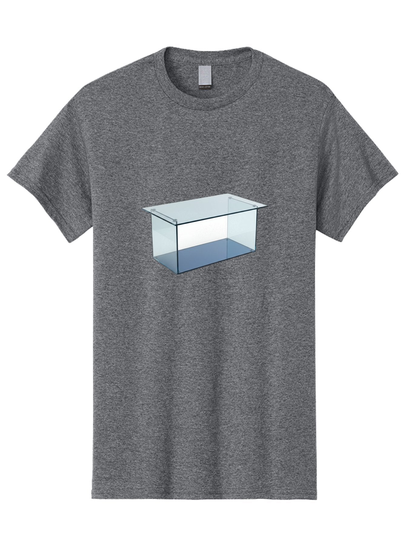 Clear-Rectangular-Aquarium Men'S Graphic Tee, 100% Cotton, Comfortable Casual Summer Wear, Machine Washable, Vintage Camera, Old Camera, Antique Camera, Black Camera, Classic Photography, Photography Equipment, Nostalgic Device, Film Camera, Bag305 15