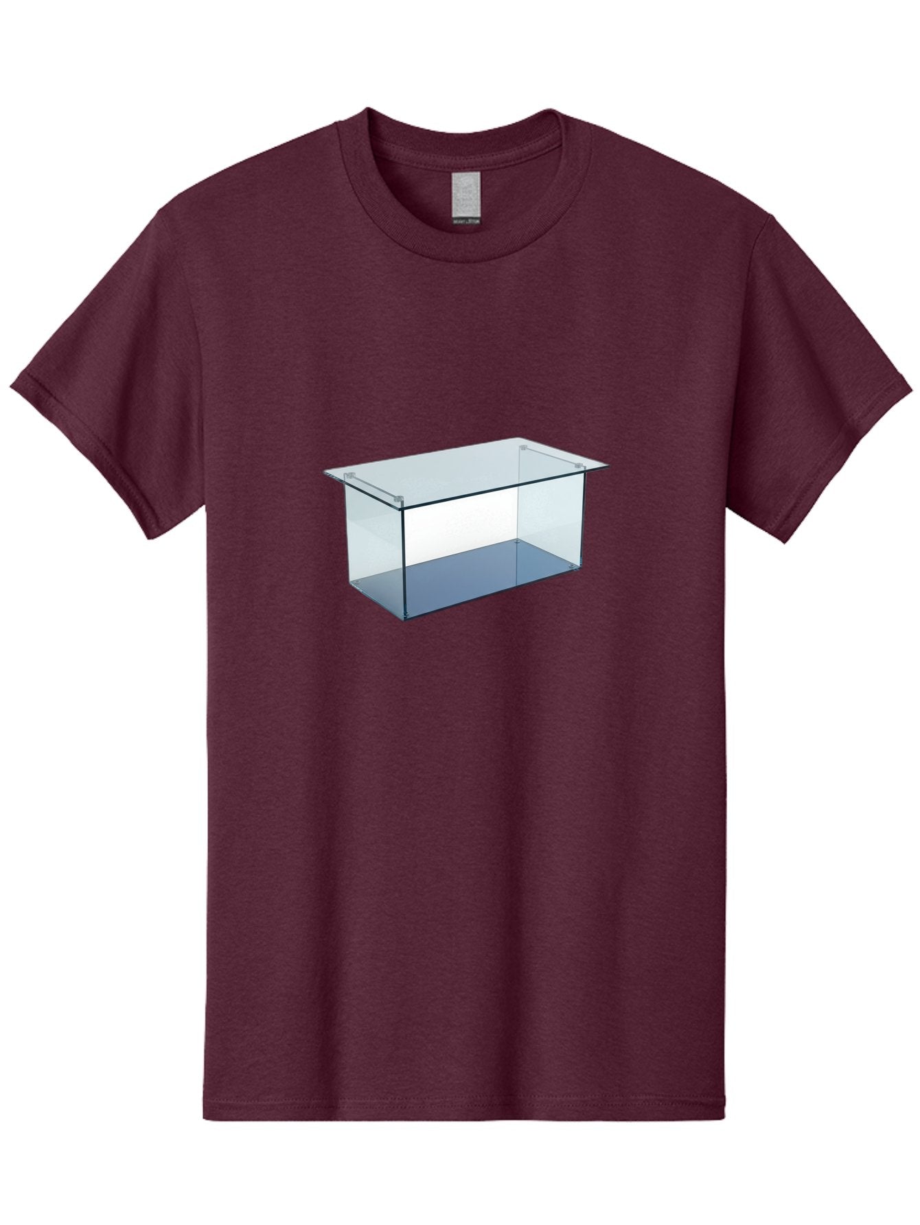 Clear-Rectangular-Aquarium Men'S Graphic Tee, 100% Cotton, Comfortable Casual Summer Wear, Machine Washable, Vintage Camera, Old Camera, Antique Camera, Black Camera, Classic Photography, Photography Equipment, Nostalgic Device, Film Camera, Bag305 3