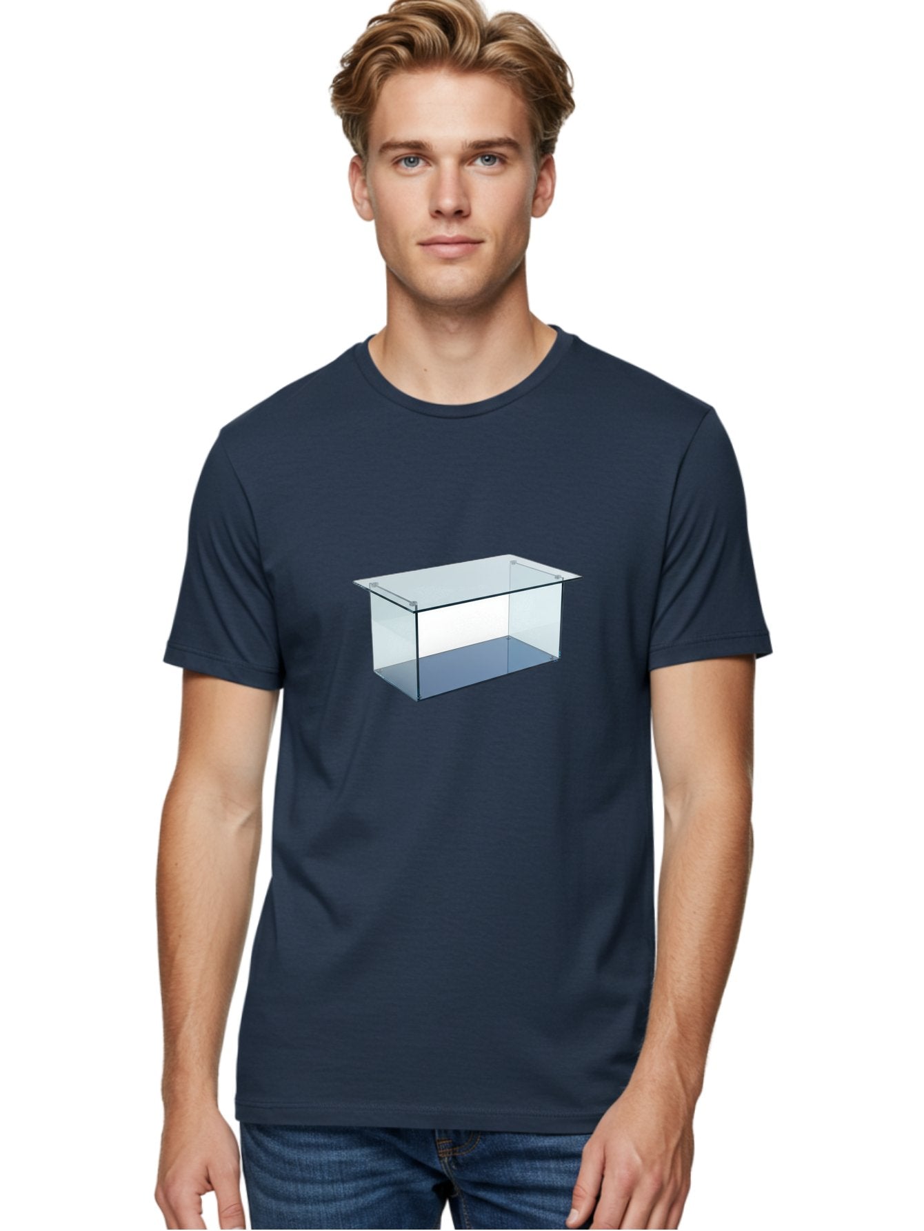 Clear-Rectangular-Aquarium Men'S Graphic Tee, 100% Cotton, Comfortable Casual Summer Wear, Machine Washable, Vintage Camera, Old Camera, Antique Camera, Black Camera, Classic Photography, Photography Equipment, Nostalgic Device, Film Camera, Bag305 29