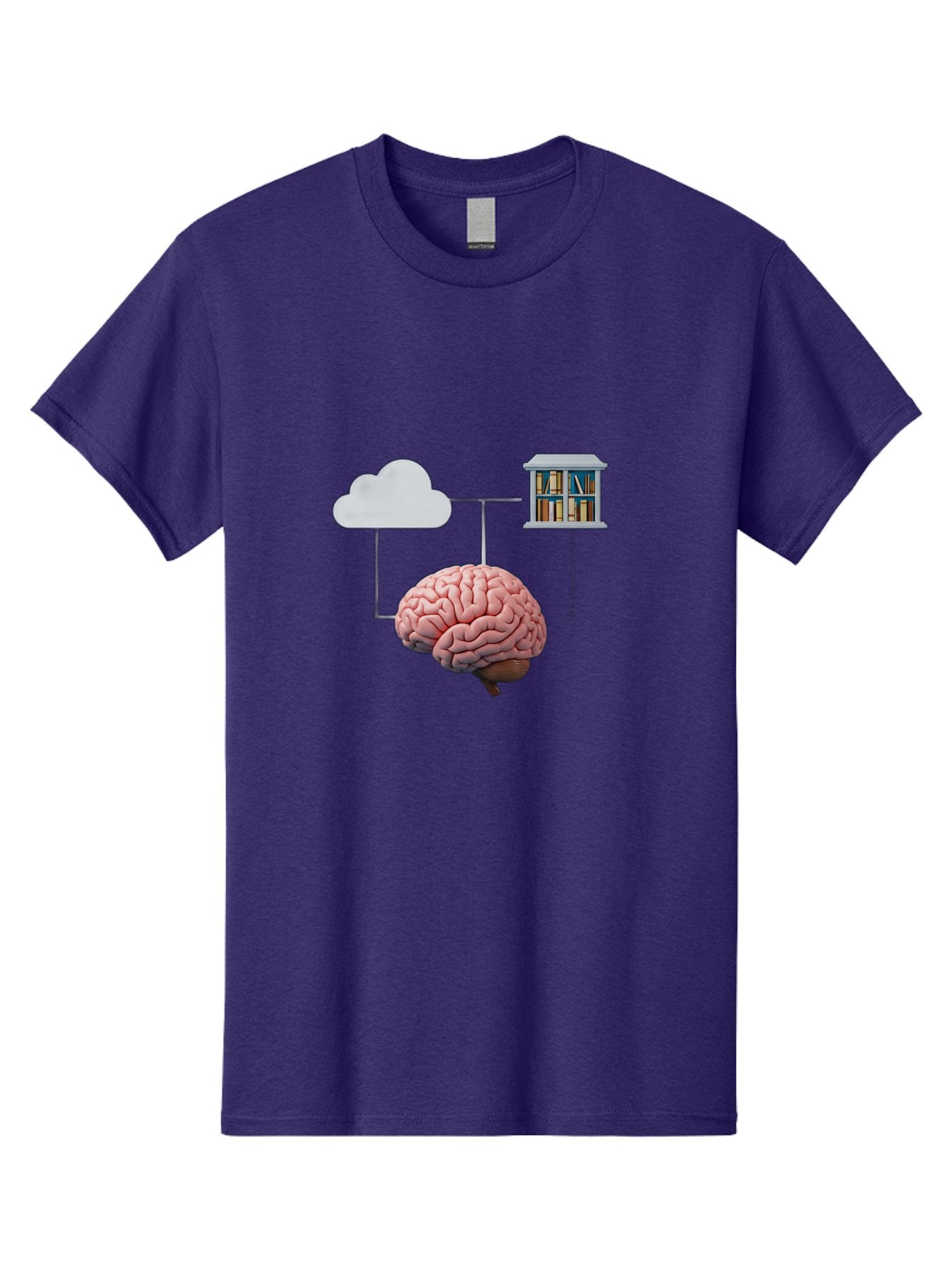 Cloud-Library-Brain Men'S Graphic Tee, 100% Cotton, Comfortable Casual Summer Wear, Machine Washable, Vintage Camera, Old Camera, Antique Camera, Black Camera, Classic Photography, Photography Equipment, Nostalgic Device, Film Camera, Bag308 15