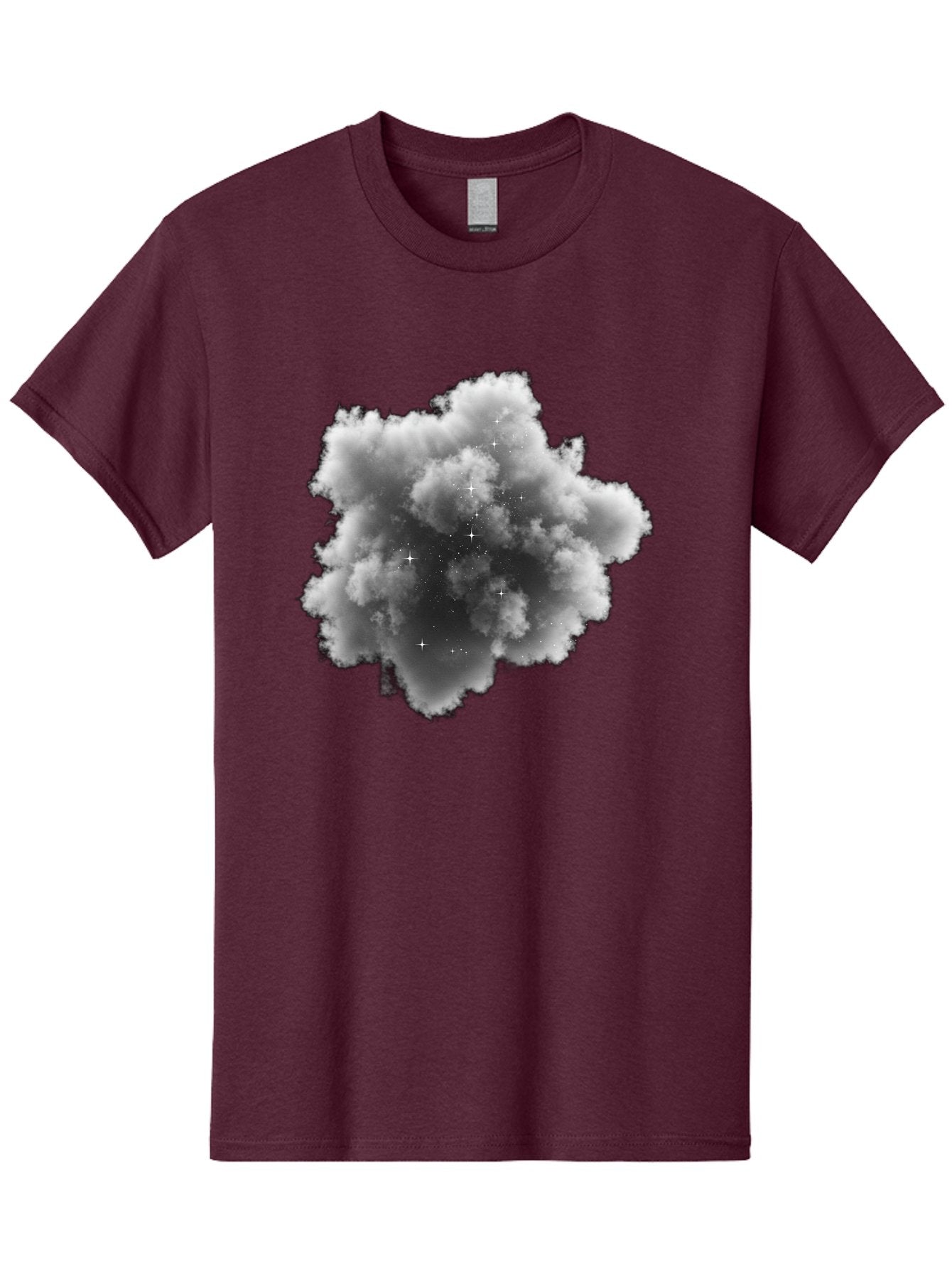 Cloud-With-Stars Men'S Graphic Tee, 100% Cotton, Comfortable Casual Summer Wear, Machine Washable, Vintage Camera, Old Camera, Antique Camera, Black Camera, Classic Photography, Photography Equipment, Nostalgic Device, Film Camera, Camera Art Bag309 5