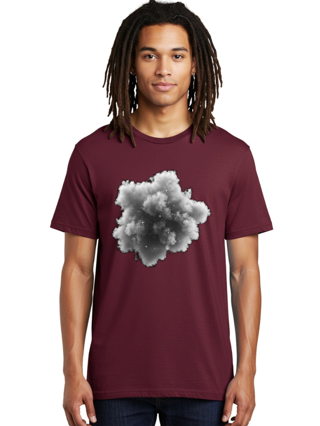 Cloud-With-Stars Men'S Graphic Tee, 100% Cotton, Comfortable Casual Summer Wear, Machine Washable, Vintage Camera, Old Camera, Antique Camera, Black Camera, Classic Photography, Photography Equipment, Nostalgic Device, Film Camera, Camera Art Bag309 23