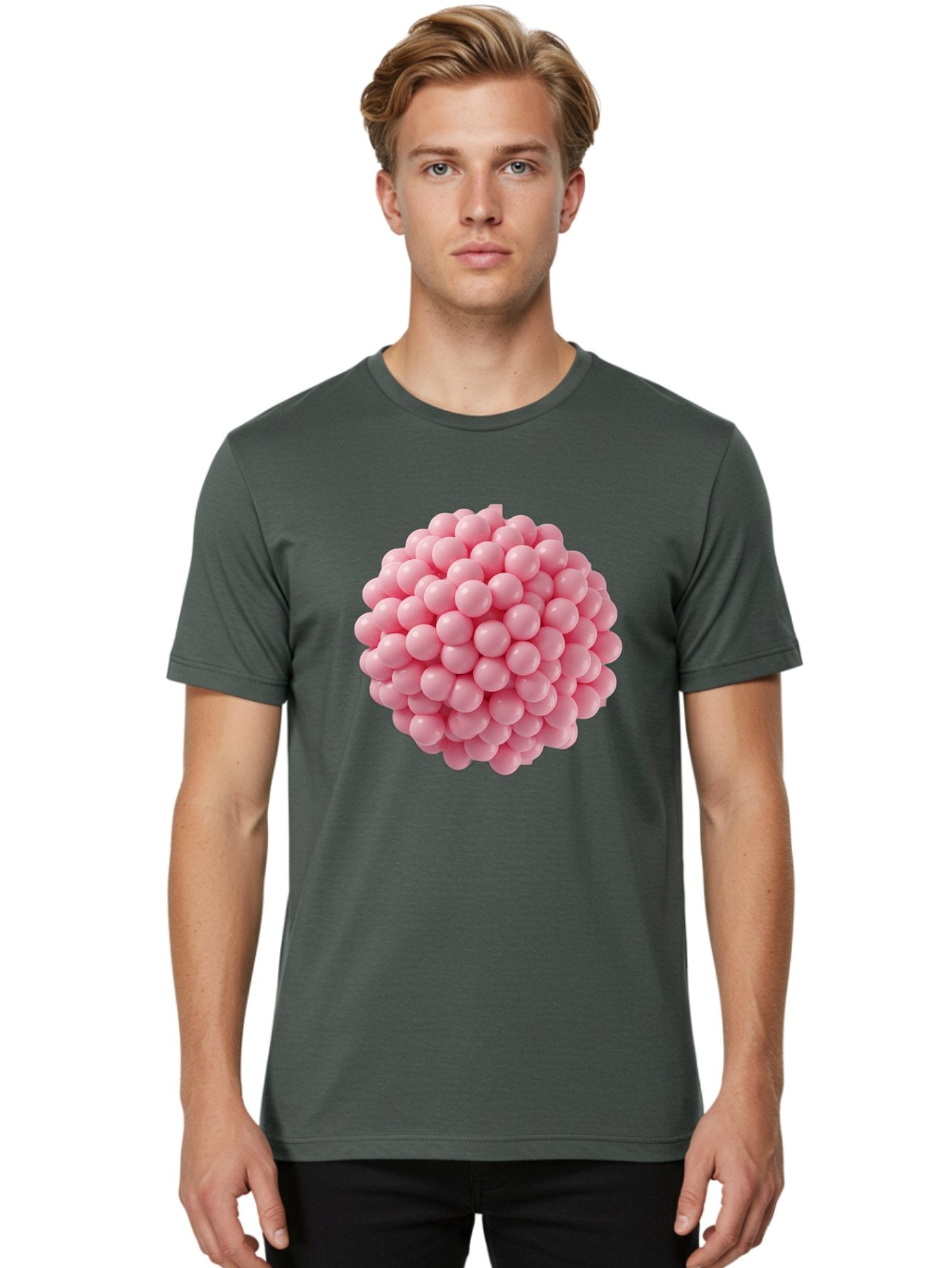 Cluster-Of-Pink-Spheres Men'S Graphic Tee, 100% Cotton, Comfortable Casual Summer Wear, Machine Washable, Vintage Camera, Old Camera, Antique Camera, Black Camera, Classic Photography, Photography Equipment, Nostalgic Device, Film Camera, Bag310 19