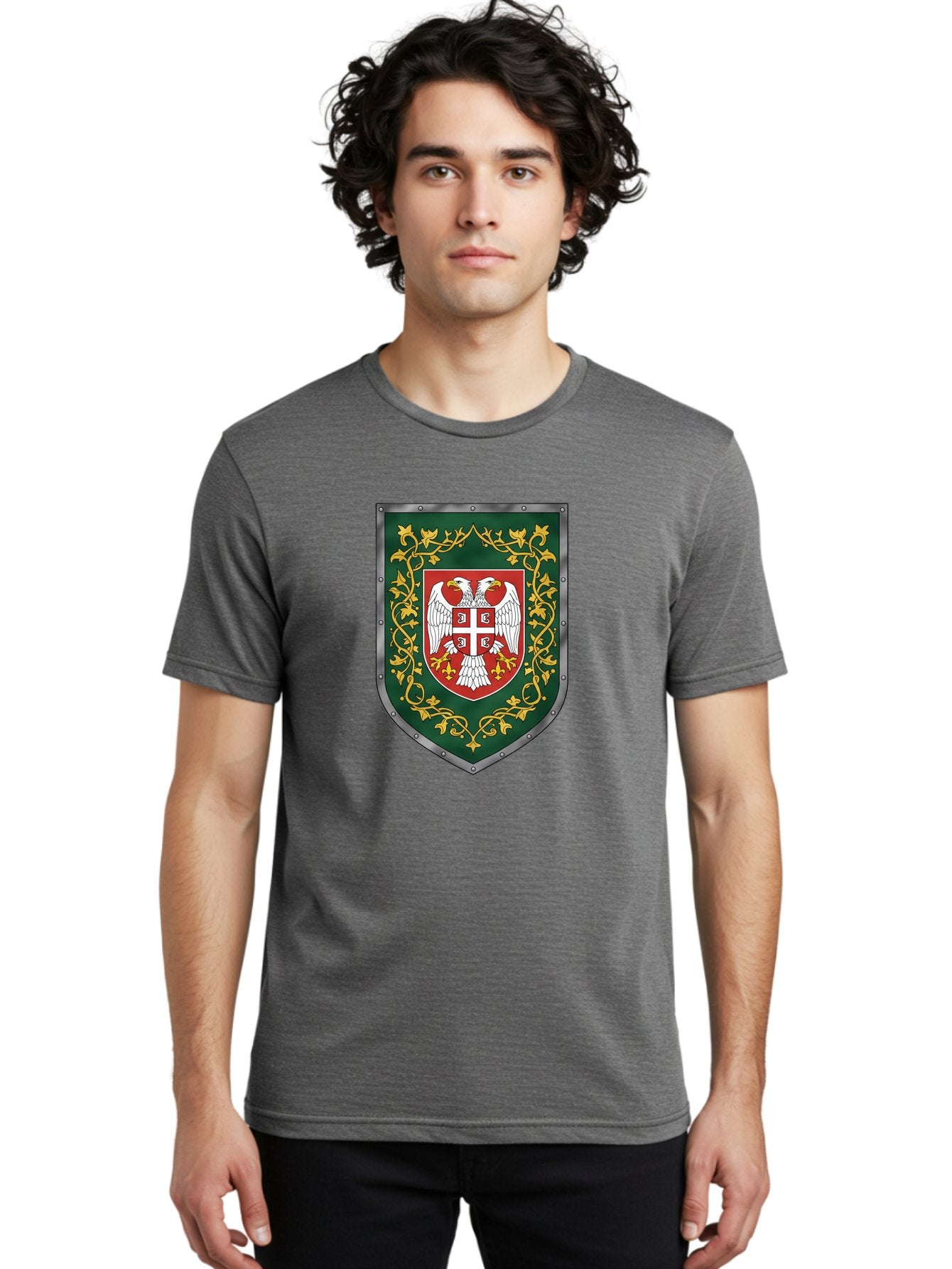 Coat-Of-Arms-Shield Men'S Graphic Tee, 100% Cotton, Comfortable Casual Summer Wear, Machine Washable, Vintage Camera, Old Camera, Antique Camera, Black Camera, Classic Photography, Photography Equipment, Nostalgic Device, Film Camera, Bag311 21