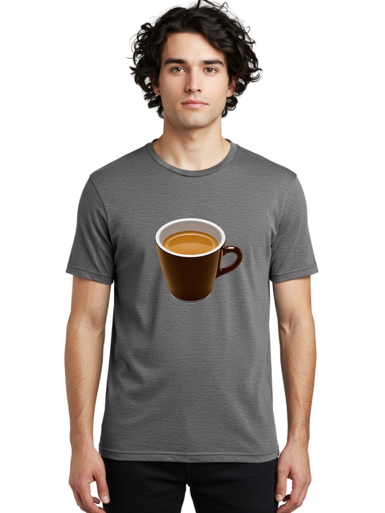 Coffee-Mug Men'S Graphic Tee, 100% Cotton, Comfortable Casual Summer Wear, Machine Washable, Vintage Camera, Old Camera, Antique Camera, Black Camera, Classic Photography, Photography Equipment, Nostalgic Device, Film Camera, Camera Art Bag320 21