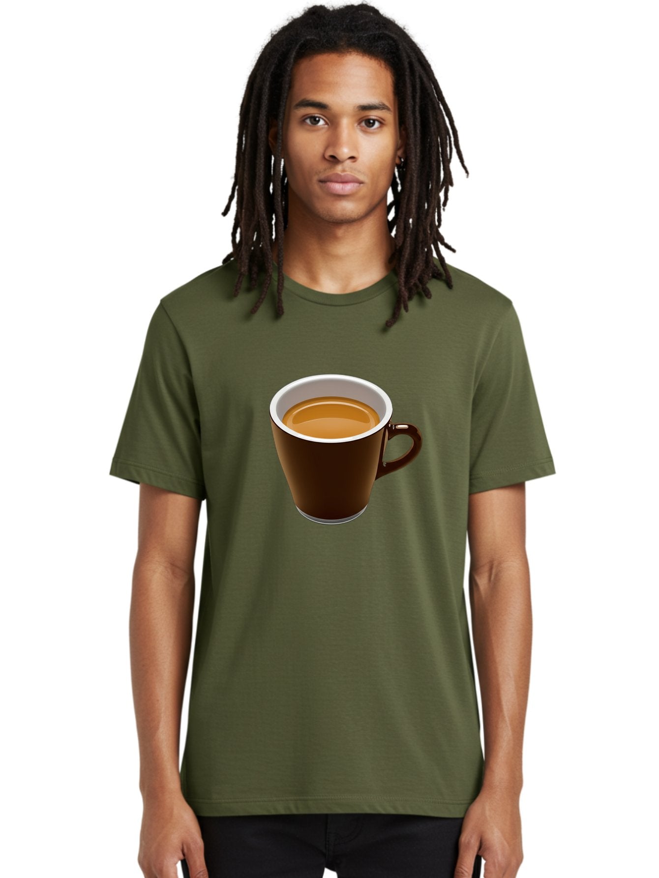 Coffee-Mug Men'S Graphic Tee, 100% Cotton, Comfortable Casual Summer Wear, Machine Washable, Vintage Camera, Old Camera, Antique Camera, Black Camera, Classic Photography, Photography Equipment, Nostalgic Device, Film Camera, Camera Art Bag320 30