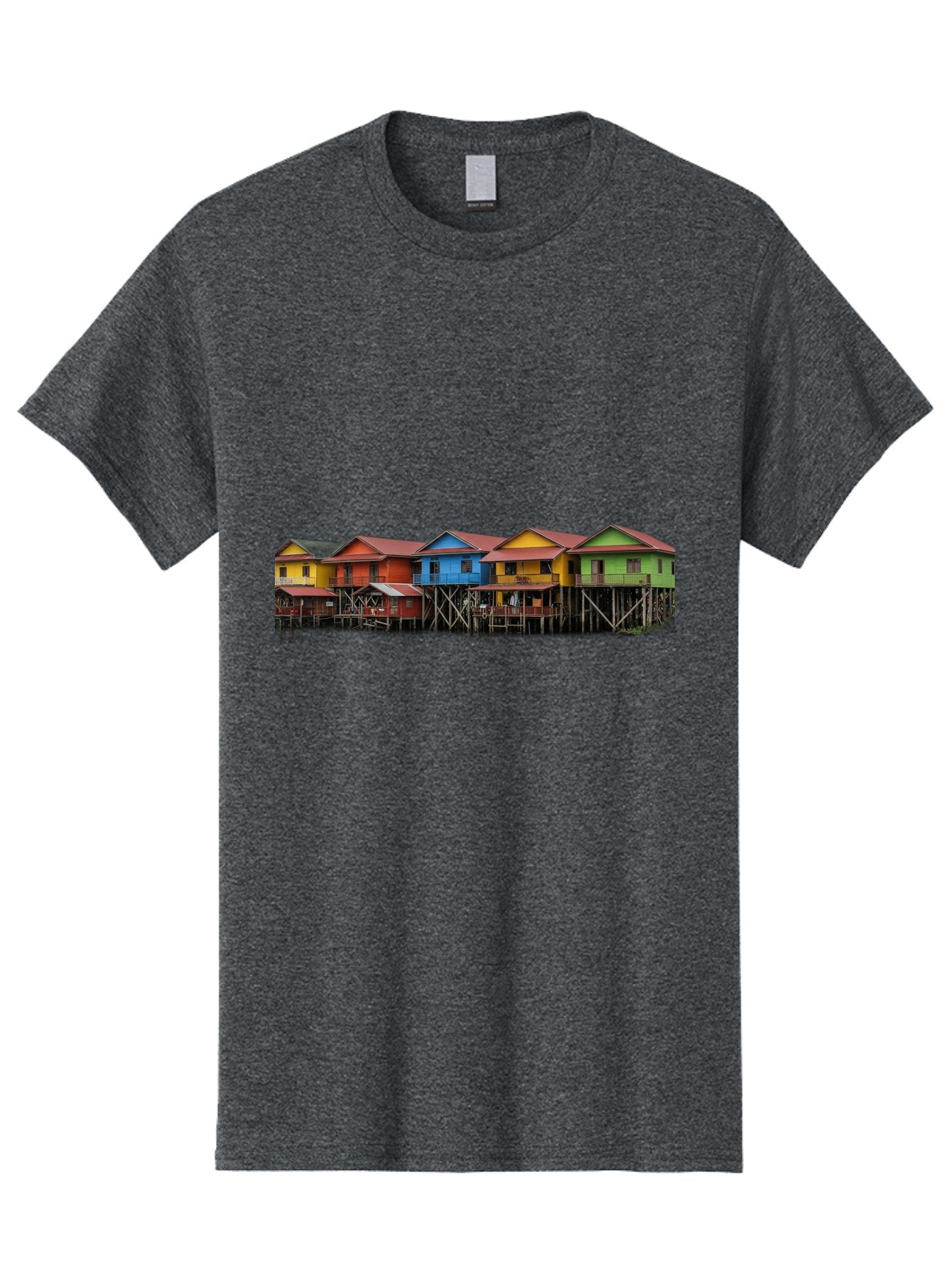 Colorful-Stilt-Houses Men'S Graphic Tee, 100% Cotton, Comfortable Casual Summer Wear, Machine Washable, Vintage Camera, Old Camera, Antique Camera, Black Camera, Classic Photography, Photography Equipment, Nostalgic Device, Film Camera, Bag325 5