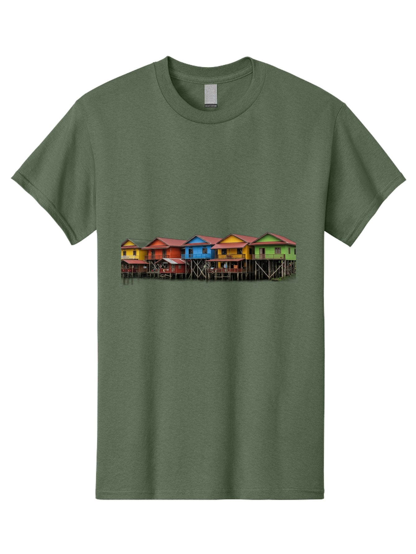 Colorful-Stilt-Houses Men'S Graphic Tee, 100% Cotton, Comfortable Casual Summer Wear, Machine Washable, Vintage Camera, Old Camera, Antique Camera, Black Camera, Classic Photography, Photography Equipment, Nostalgic Device, Film Camera, Bag325 11