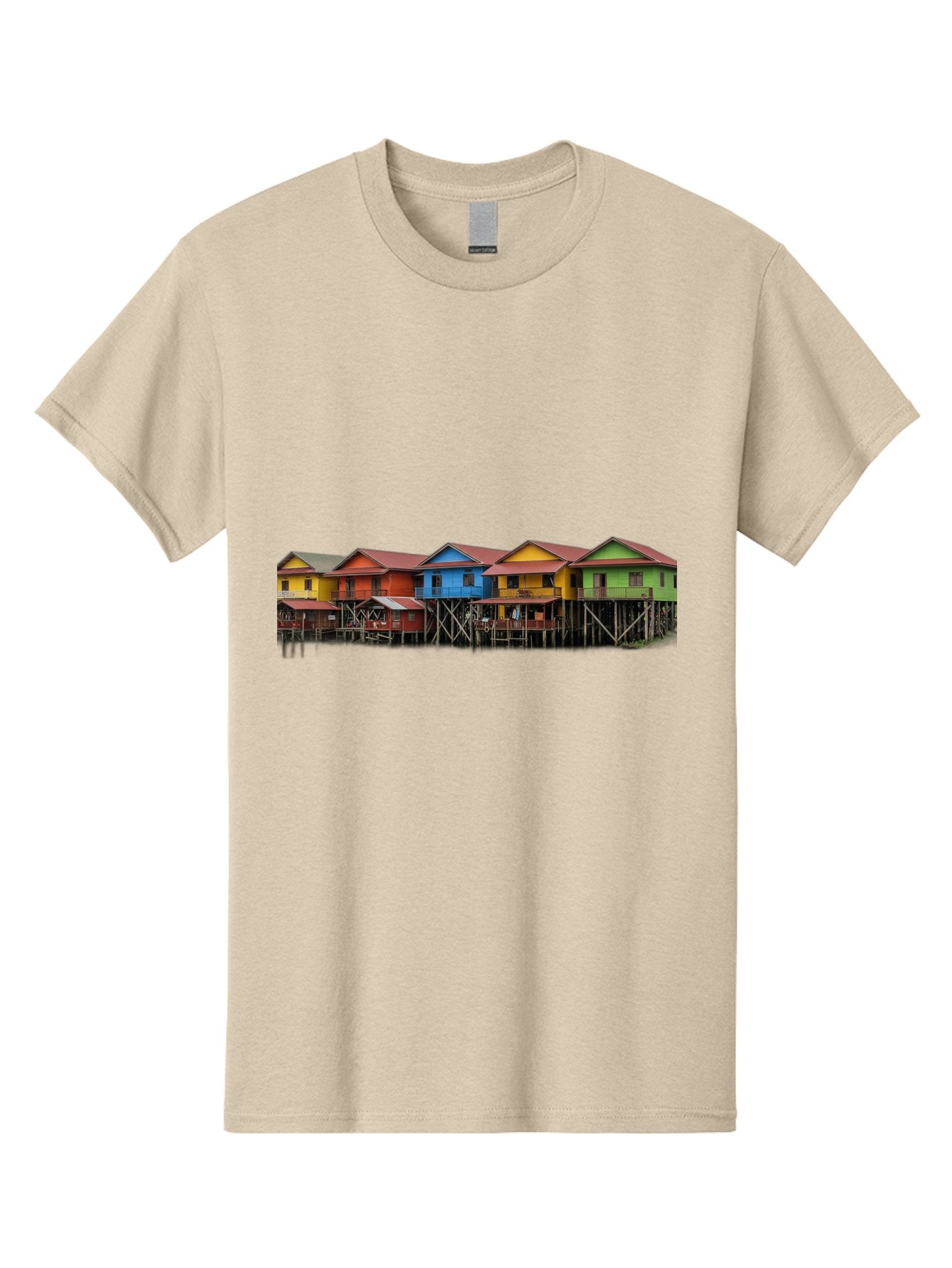 Colorful-Stilt-Houses Men'S Graphic Tee, 100% Cotton, Comfortable Casual Summer Wear, Machine Washable, Vintage Camera, Old Camera, Antique Camera, Black Camera, Classic Photography, Photography Equipment, Nostalgic Device, Film Camera, Bag325 3