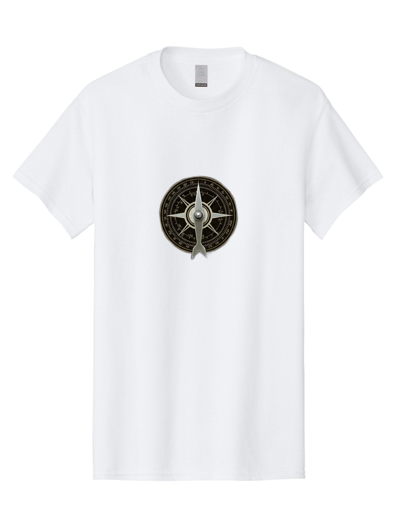 Compass-Rose Men'S Graphic Tee, 100% Cotton, Comfortable Casual Summer Wear, Machine Washable, Vintage Camera, Old Camera, Antique Camera, Black Camera, Classic Photography, Photography Equipment, Nostalgic Device, Film Camera, Camera Art Bag328 11