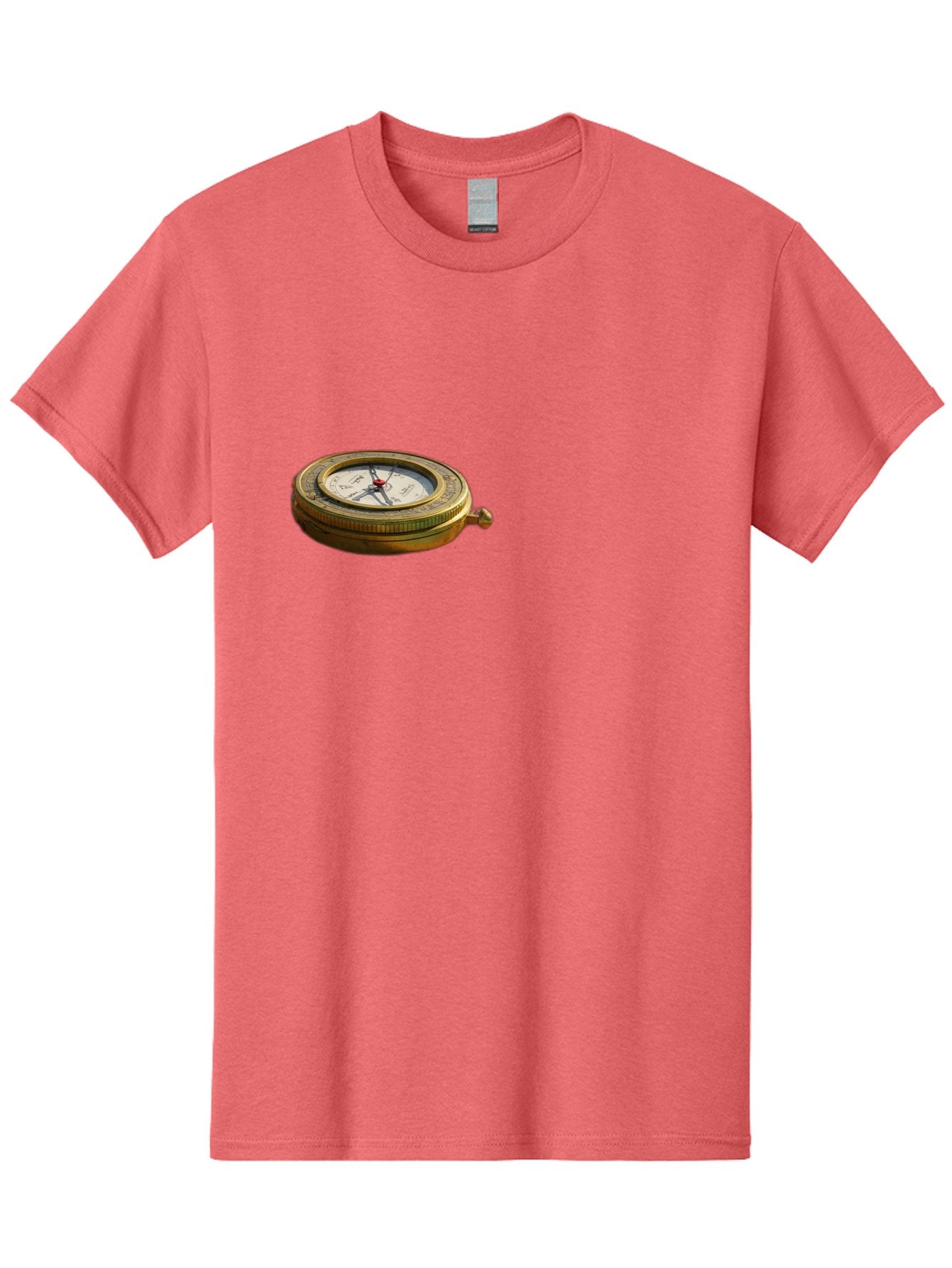 Compass Men'S Graphic Tee, 100% Cotton, Comfortable Casual Summer Wear, Machine Washable, Vintage Camera, Old Camera, Antique Camera, Black Camera, Classic Photography, Photography Equipment, Nostalgic Device, Film Camera, Camera Art Bag329